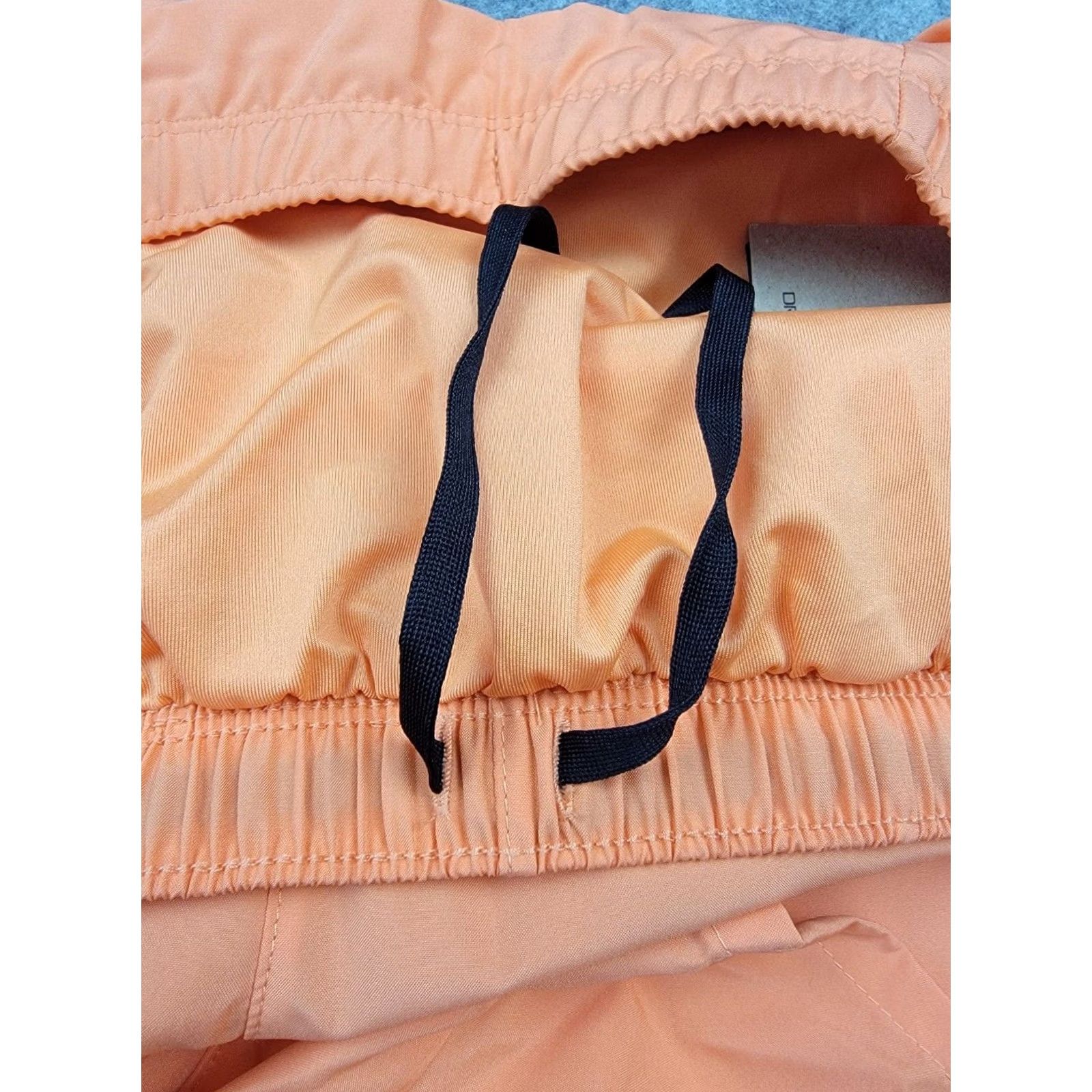 Nike Nike Shorts Mens 2XL Orange 5'' Inseam Dri Fit Logo NWT Sports Athletic Brief Lined Pockets Drawstring Elastic Waist Size US 39 - 3 Thumbnail