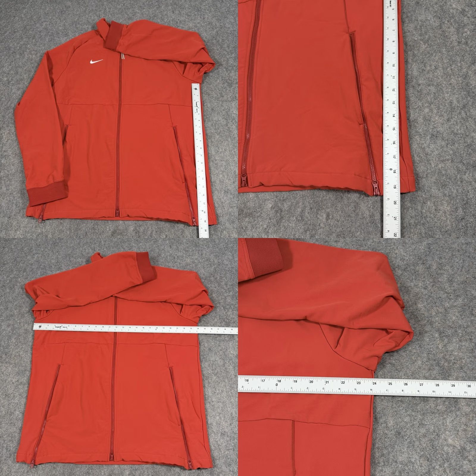 Nike Nike Therma Dri-Fit Athletic Jacket Full Zip Shirt Mens Large Red Size US L / EU 52-54 / 3 - 9 Thumbnail