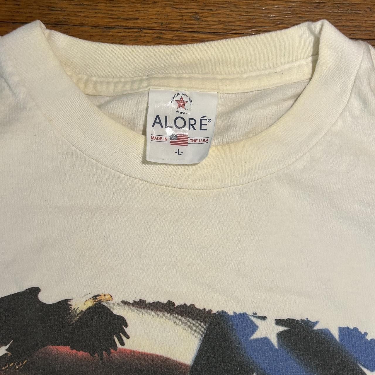 Other Vintage 90s American Flag Bald Eagle T Shirt Size US L / EU 52-54 / 3 - 2 Thumbnail