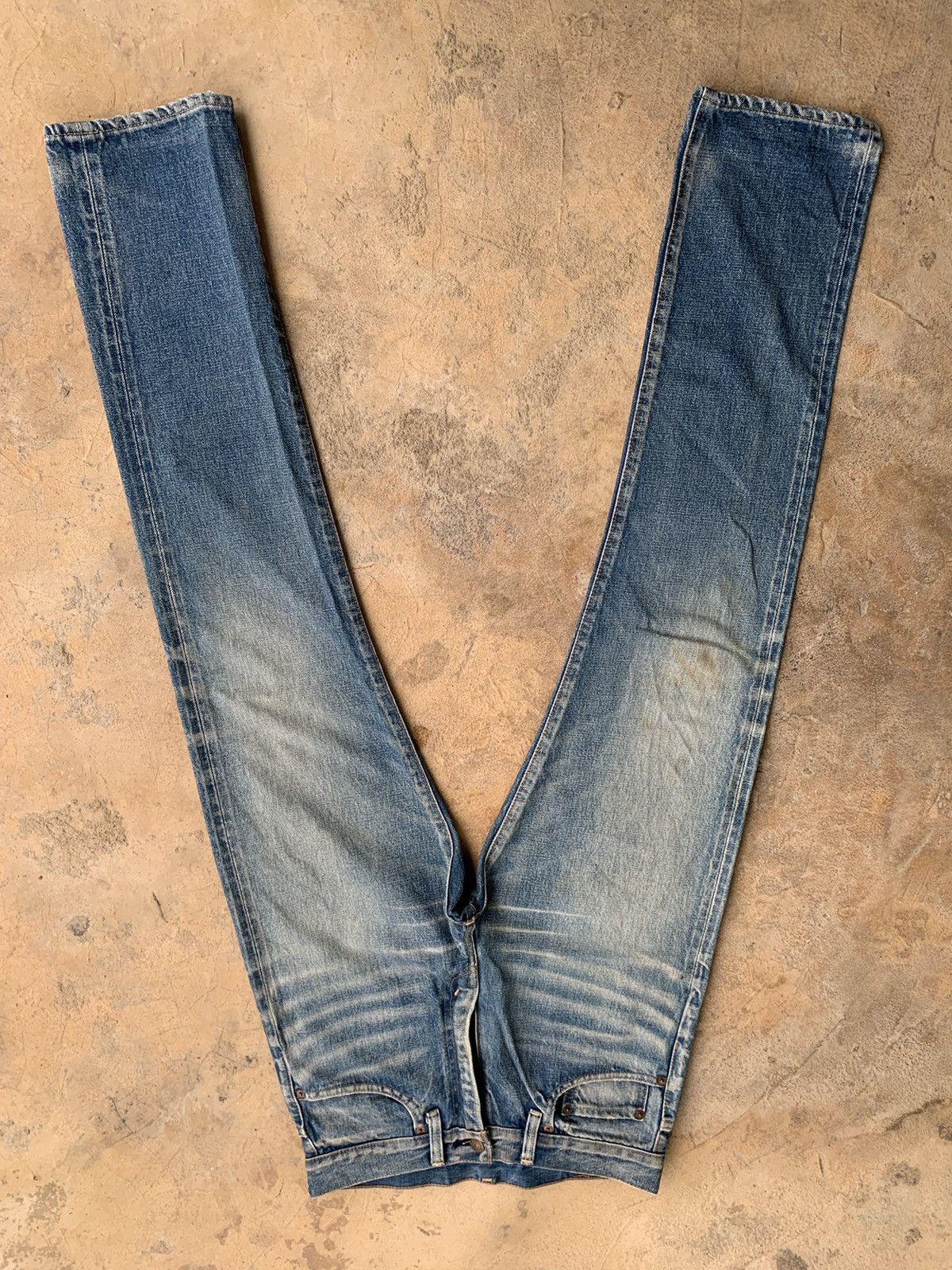 Urban Research Redline Selvedge Distressed Denim