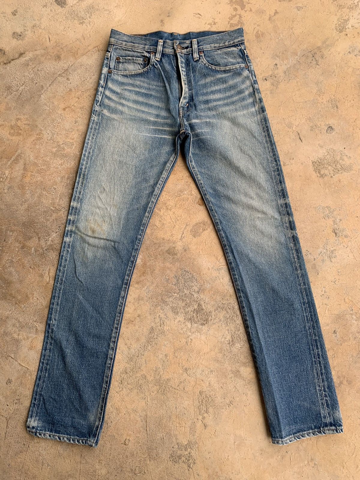 URBAN RESEARCH DOORS Urban Research Redline Selvedge Distressed Denim Size US 30 / EU 46 - 1 Thumbnail