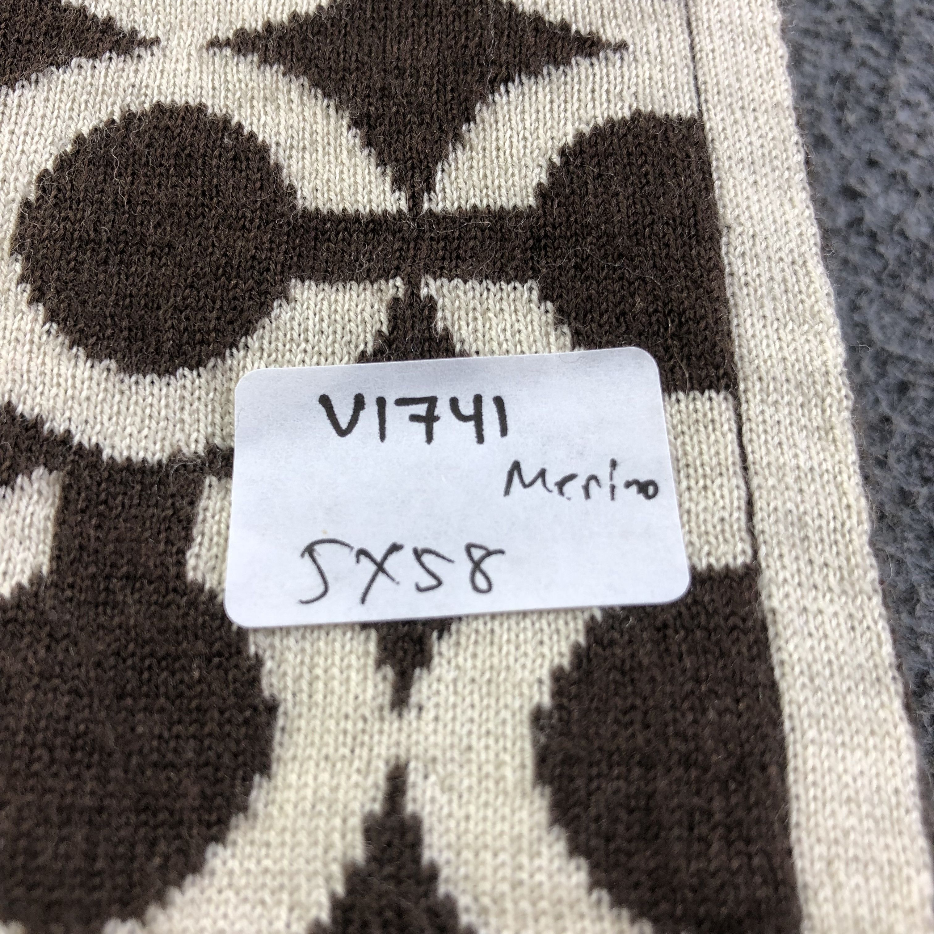 Coach Coach Monogram Merino Scarf Muffler V1741 Size ONE SIZE - 8 Thumbnail