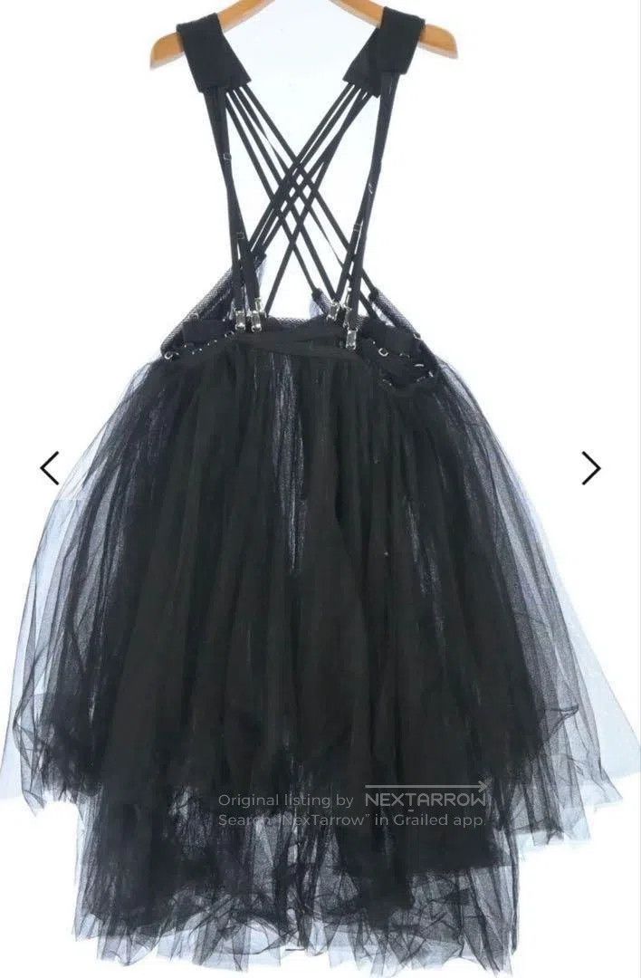 Comme des Garcons Comme Des Garcons Black Vintage Tulle Suspender Skirt Size XS / US 0-2 / IT 36-38 - 2 Thumbnail