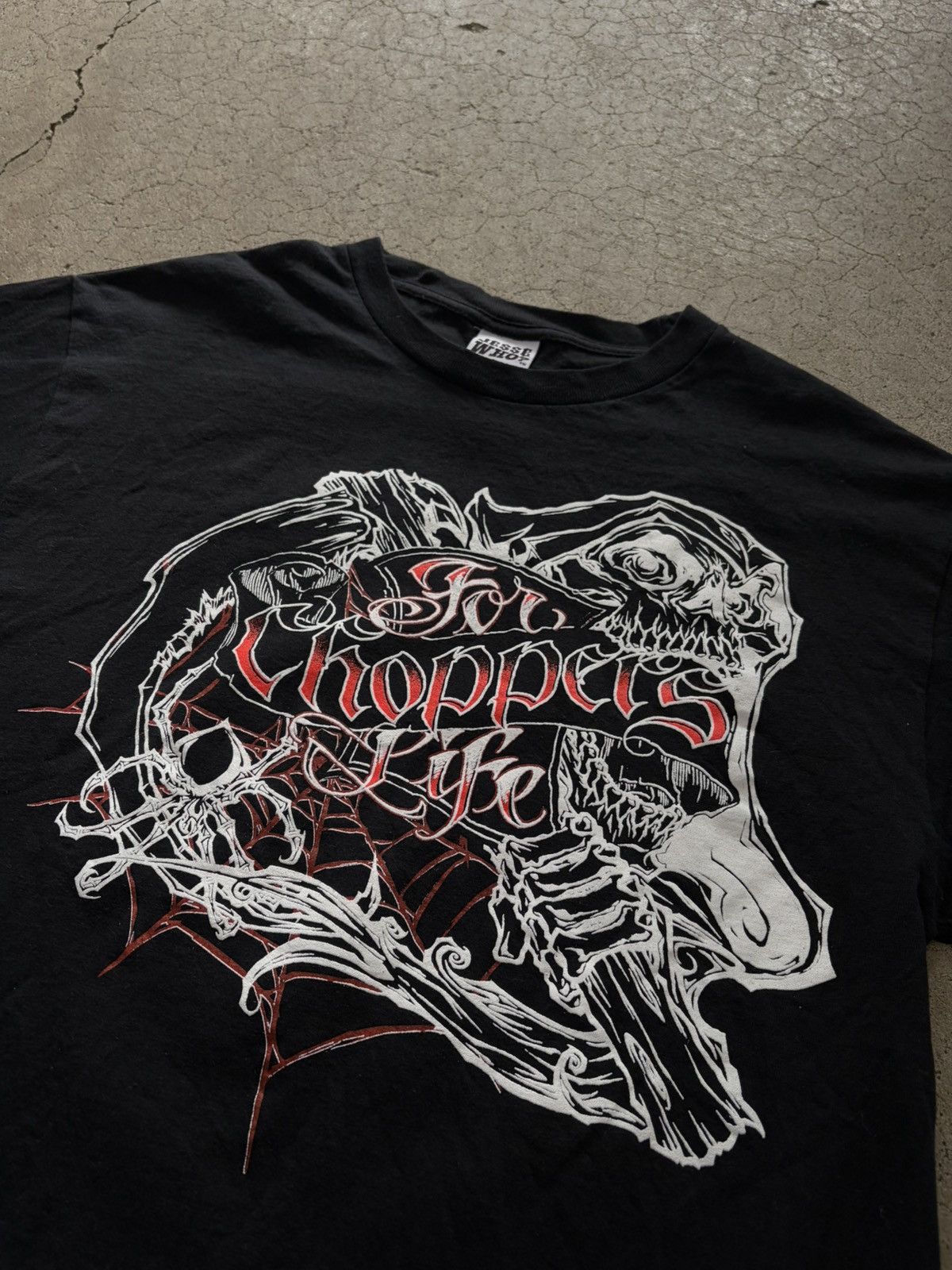 West Coast Choppers Vintage West Coast Choppers Reaper T-shirt Size US L / EU 52-54 / 3 - 3 Thumbnail