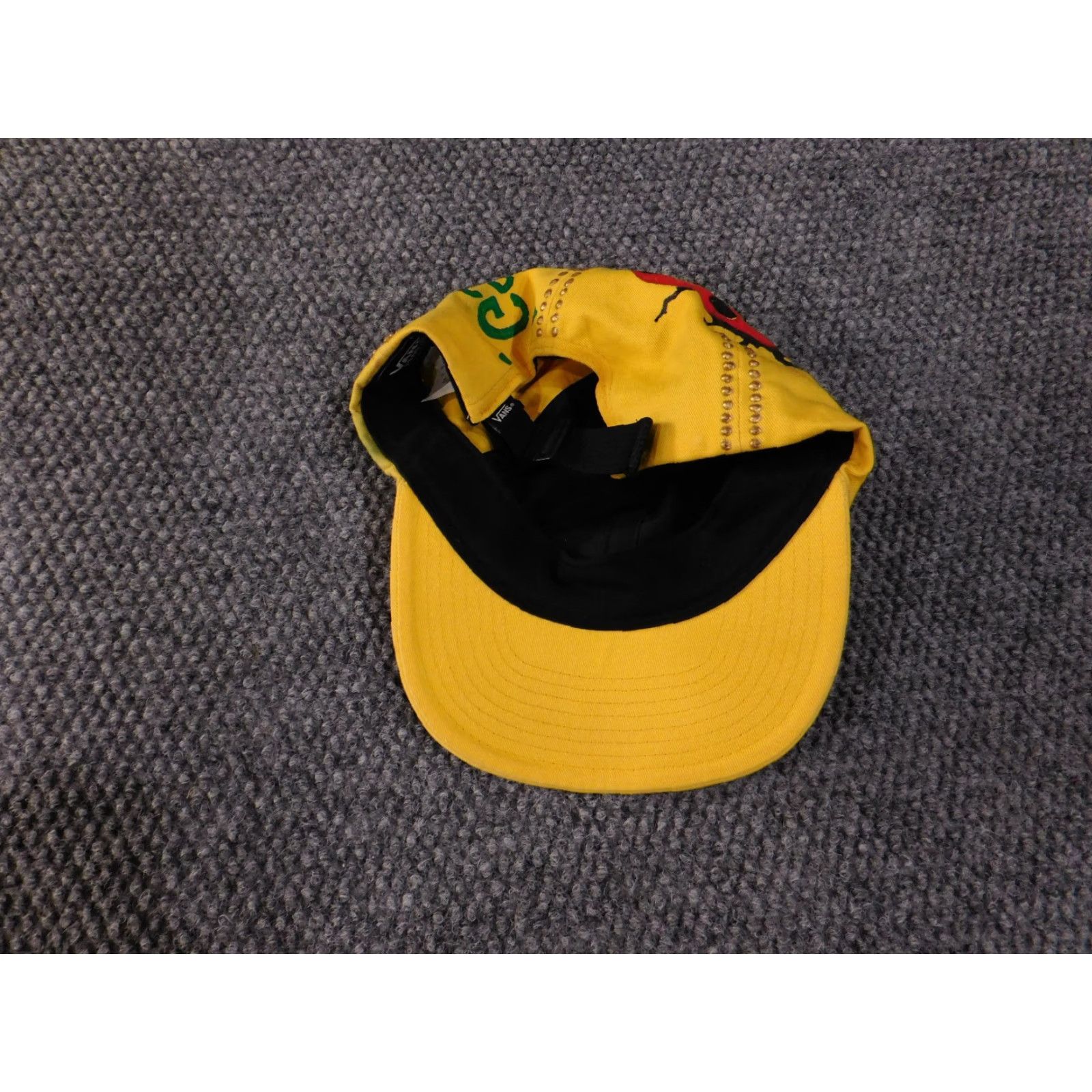 Vans VANS Hat Mens Adjustable Yellow Snoopy Good Grief Baseball Cap Size ONE SIZE - 7 Thumbnail