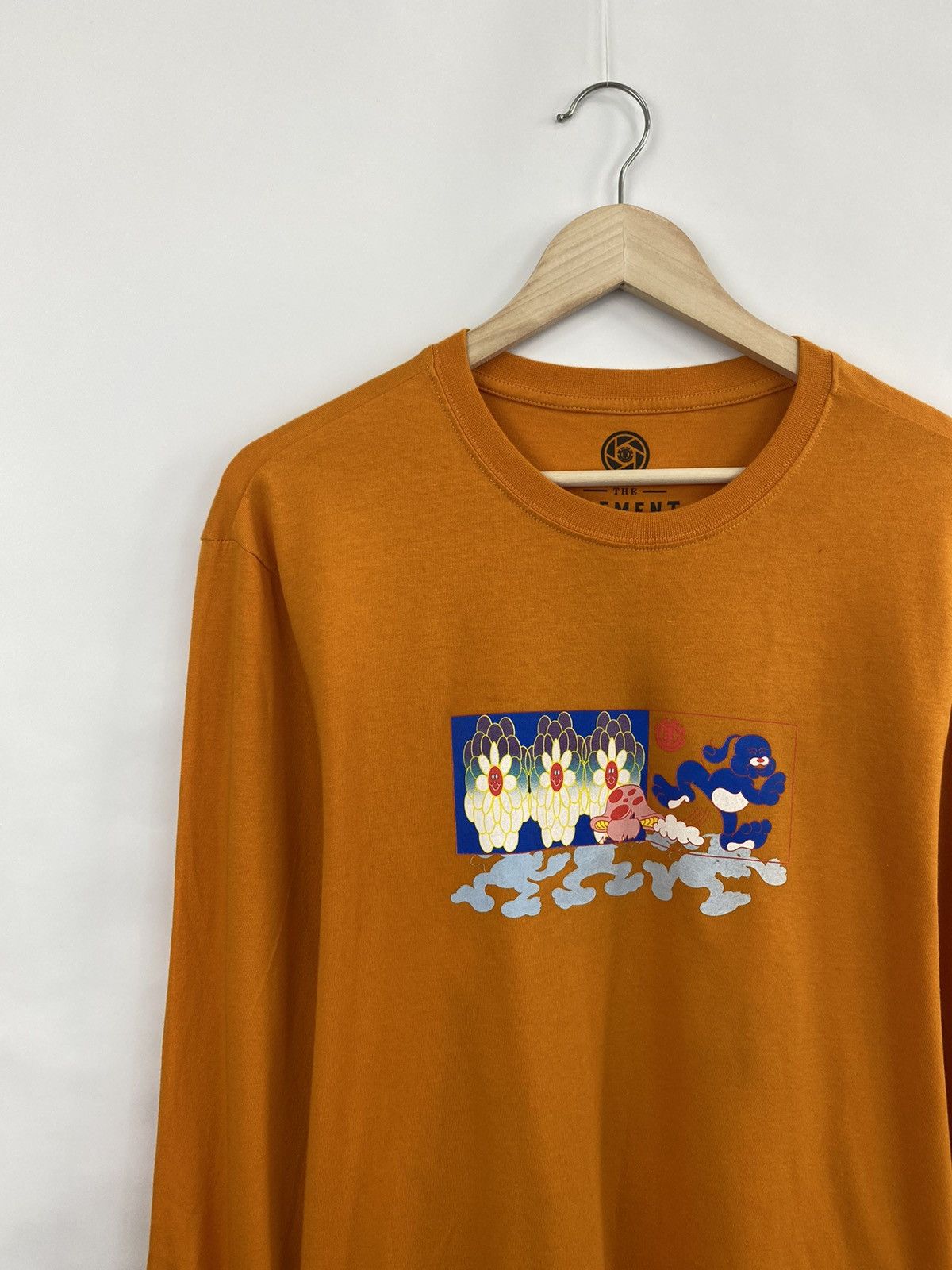 Element 🇺🇸 Vintage Element skate center logo long sleeve hype Size US L / EU 52-54 / 3 - 2 Thumbnail