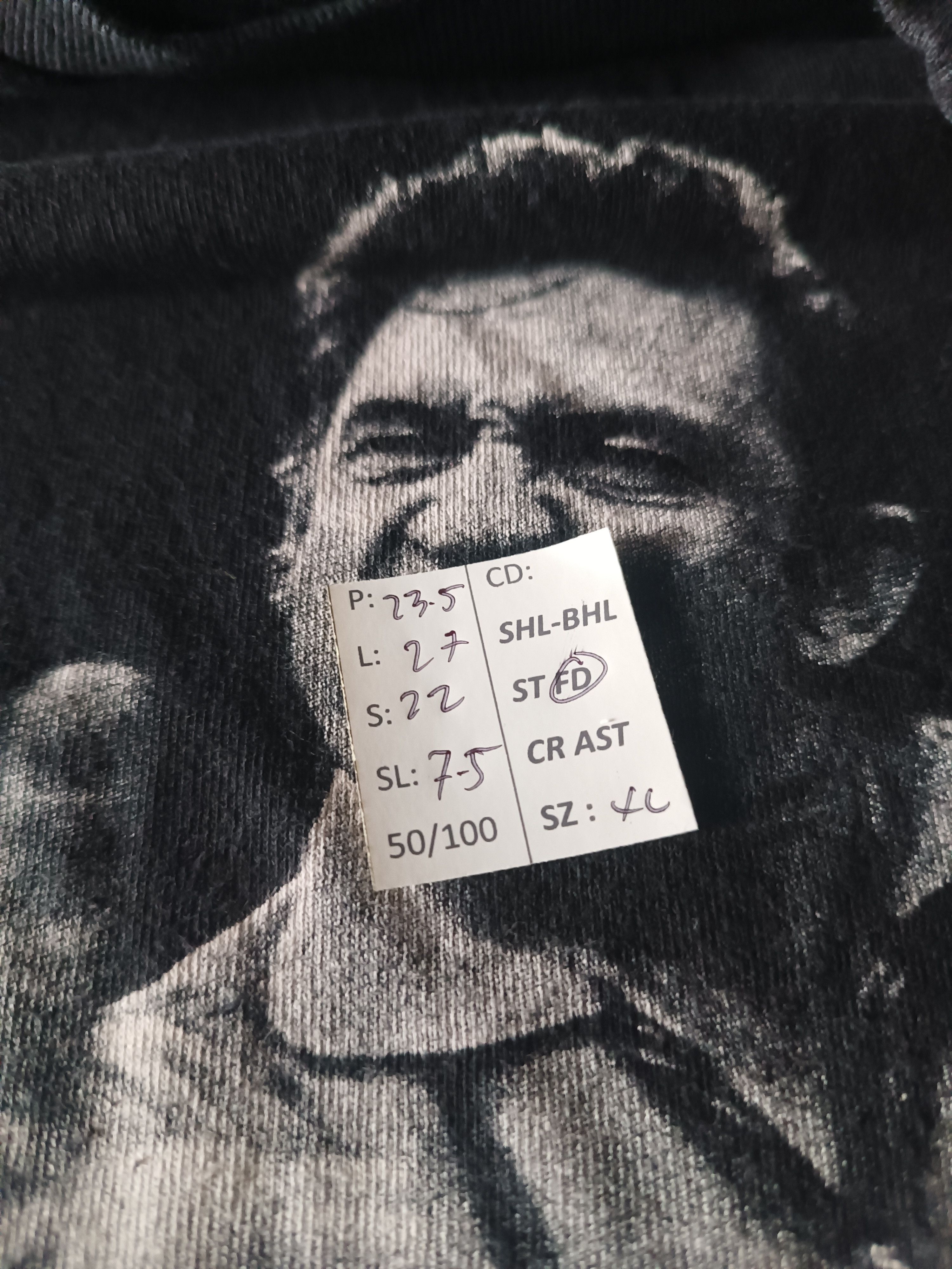 Vintage VINTAGE JOHNNY CASH CLASSIC MIDDLE FINGER TEE dylan neil ant Size US XL / EU 56 / 4 - 16 Thumbnail