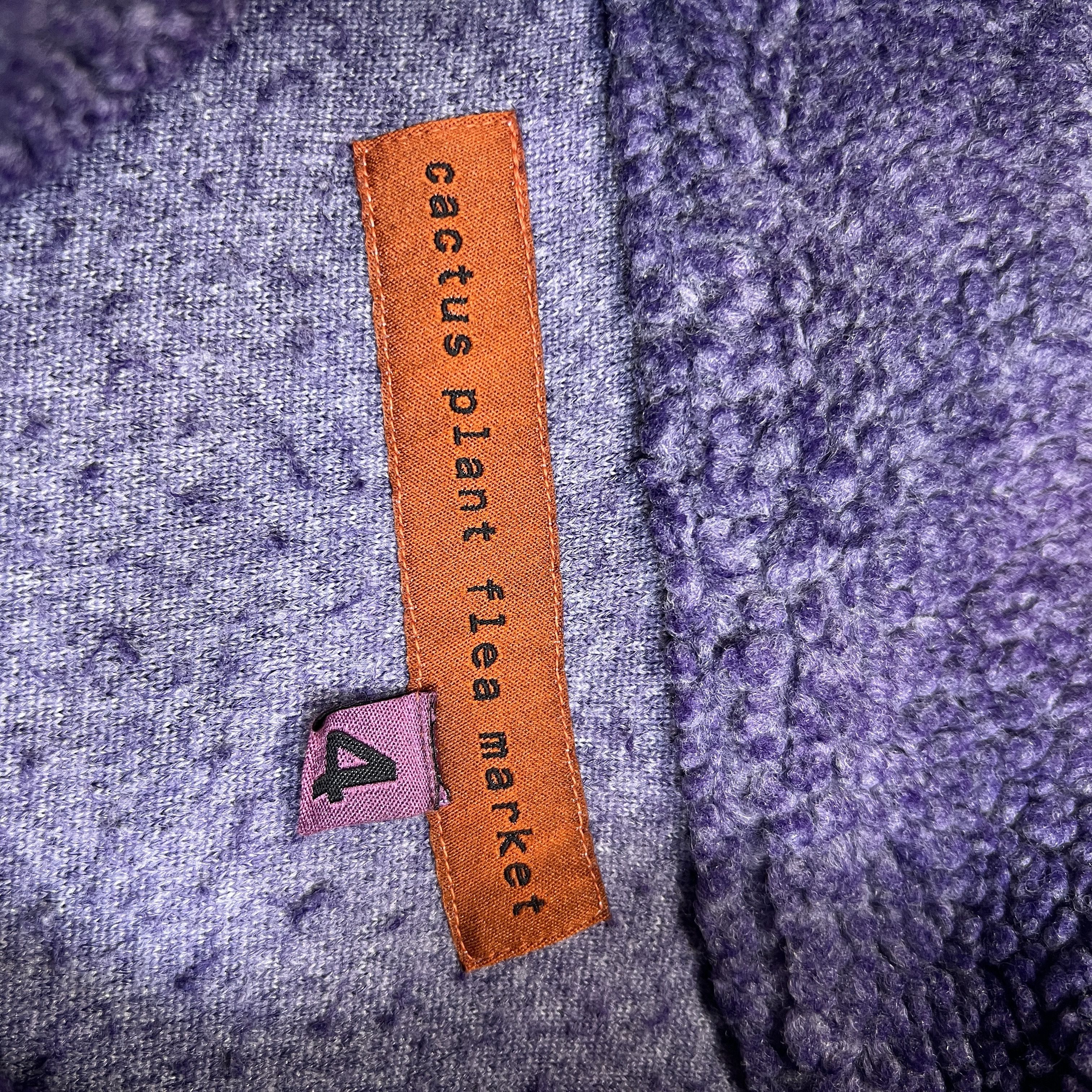 Cactus Plant Flea Market CPFM Purple Grape Cowboy Pullover Fleece Size US XL / EU 56 / 4 - 5 Thumbnail