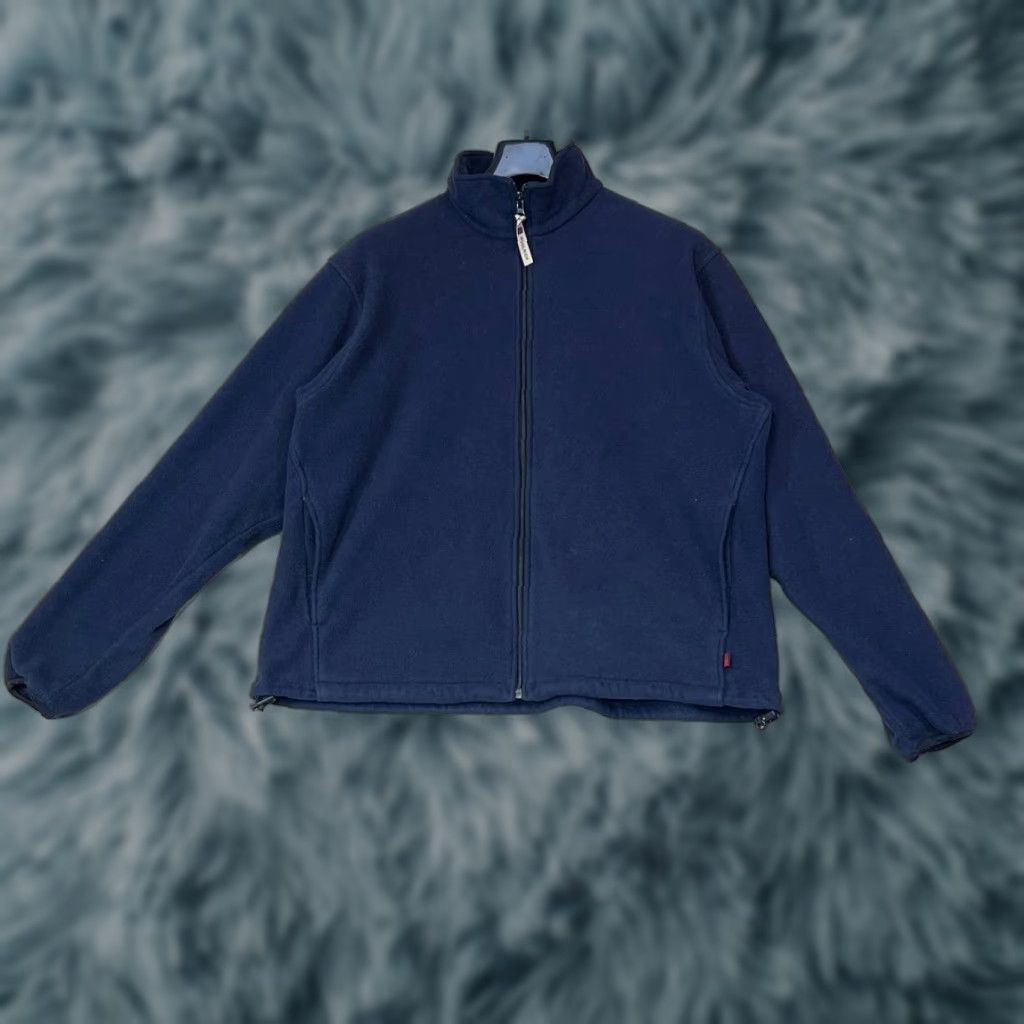 Vintage VINTAGE Woolrich Jacket Men L Blue Full Zip Fleece Collared Woolen Mills 90s USA Windbreaker Size US L / EU 52-54 / 3 - 1 Thumbnail