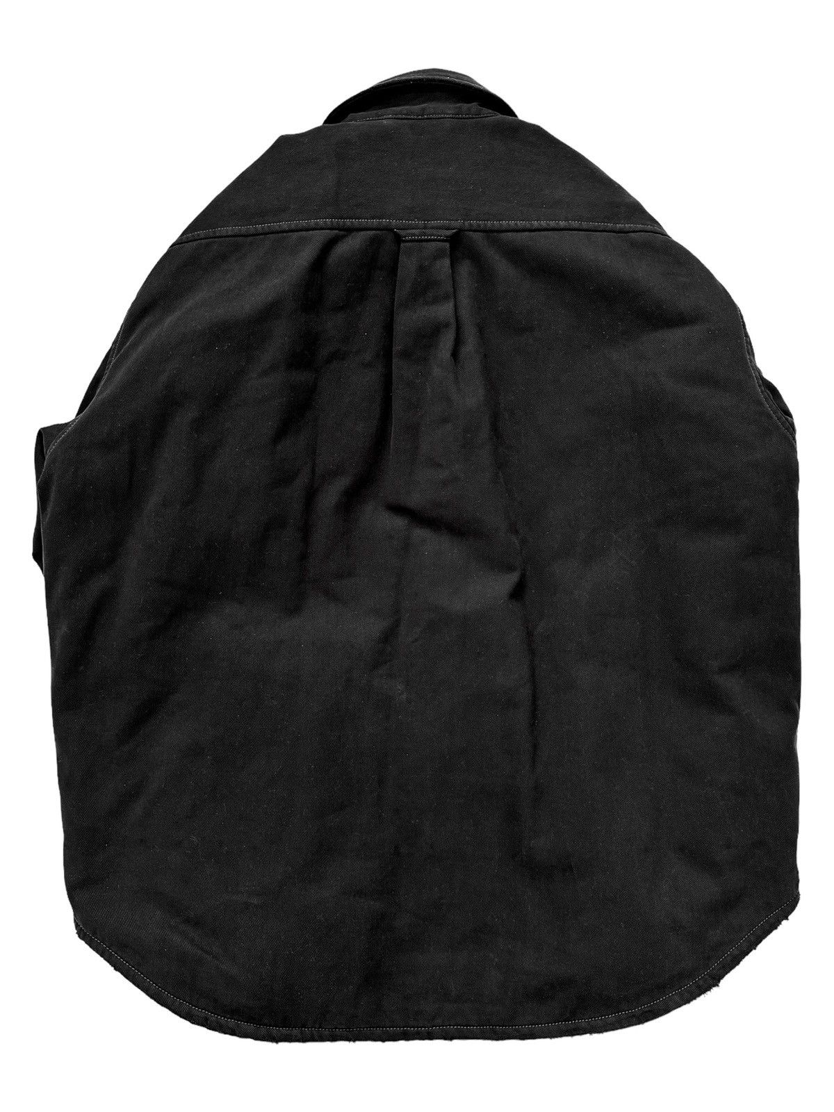 Balenciaga “Mud Show” Silk Padded Double Layer Heavy Denim Work Shirt Size US M / EU 48-50 / 2 - 2 Thumbnail