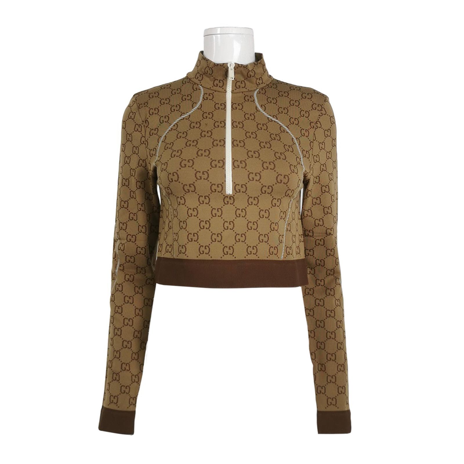 Gucci Gucci GG Monogram Zip Up Sweater Size M Size M / US 6-8 / IT 42-44 - 1 Thumbnail