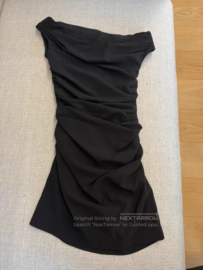 Other Helmut Lang Black one-shoulder dress Size M / US 6-8 / IT 42-44 - 5 Thumbnail