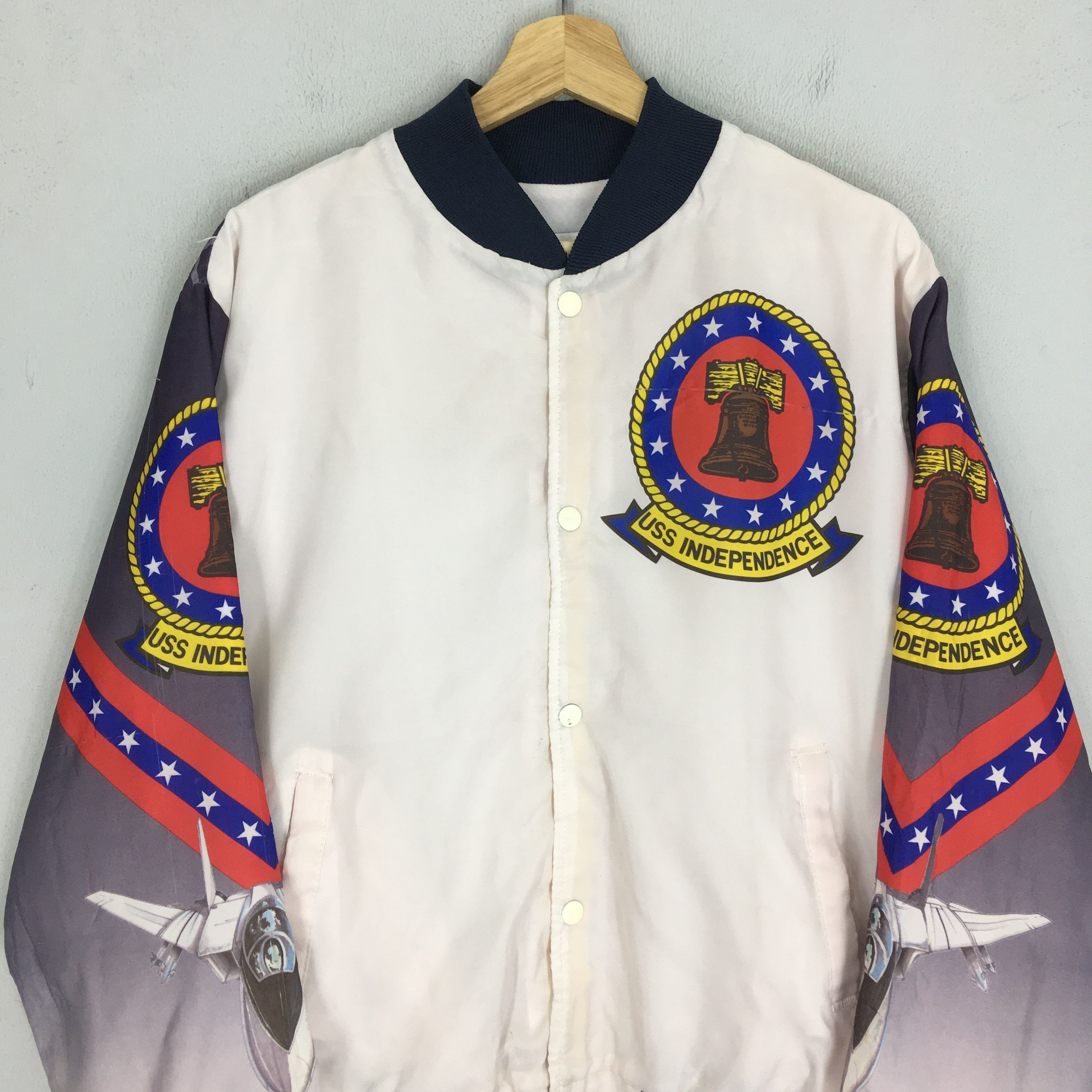 Chalk Line Vintage 90's Chalk Line USA USS Independence Aircraft Size US L / EU 52-54 / 3 - 3 Thumbnail