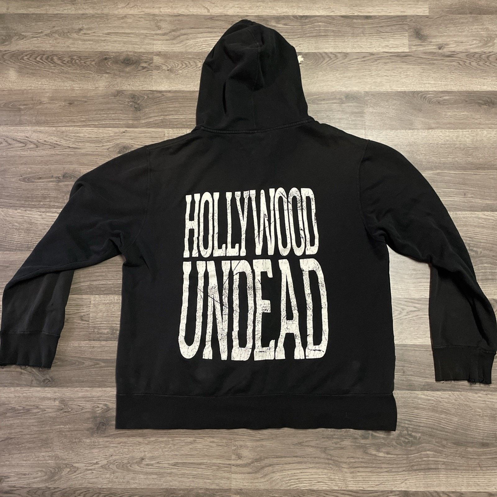 Other Vtg Hollywood Undead Mirror Dove Zip Up Hoodie 2XL Black Size US XXL / EU 58 / 5 - 10 Thumbnail