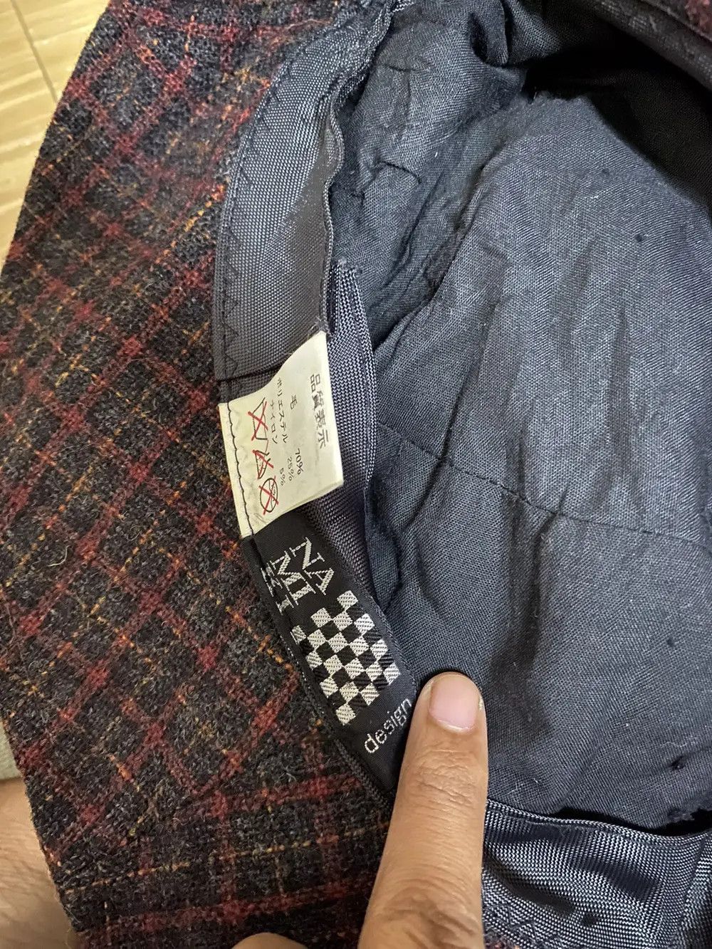 Japanese Brand × Vintage Namiki Plaid Tartan Bucket Hat Size ONE SIZE - 5 Thumbnail