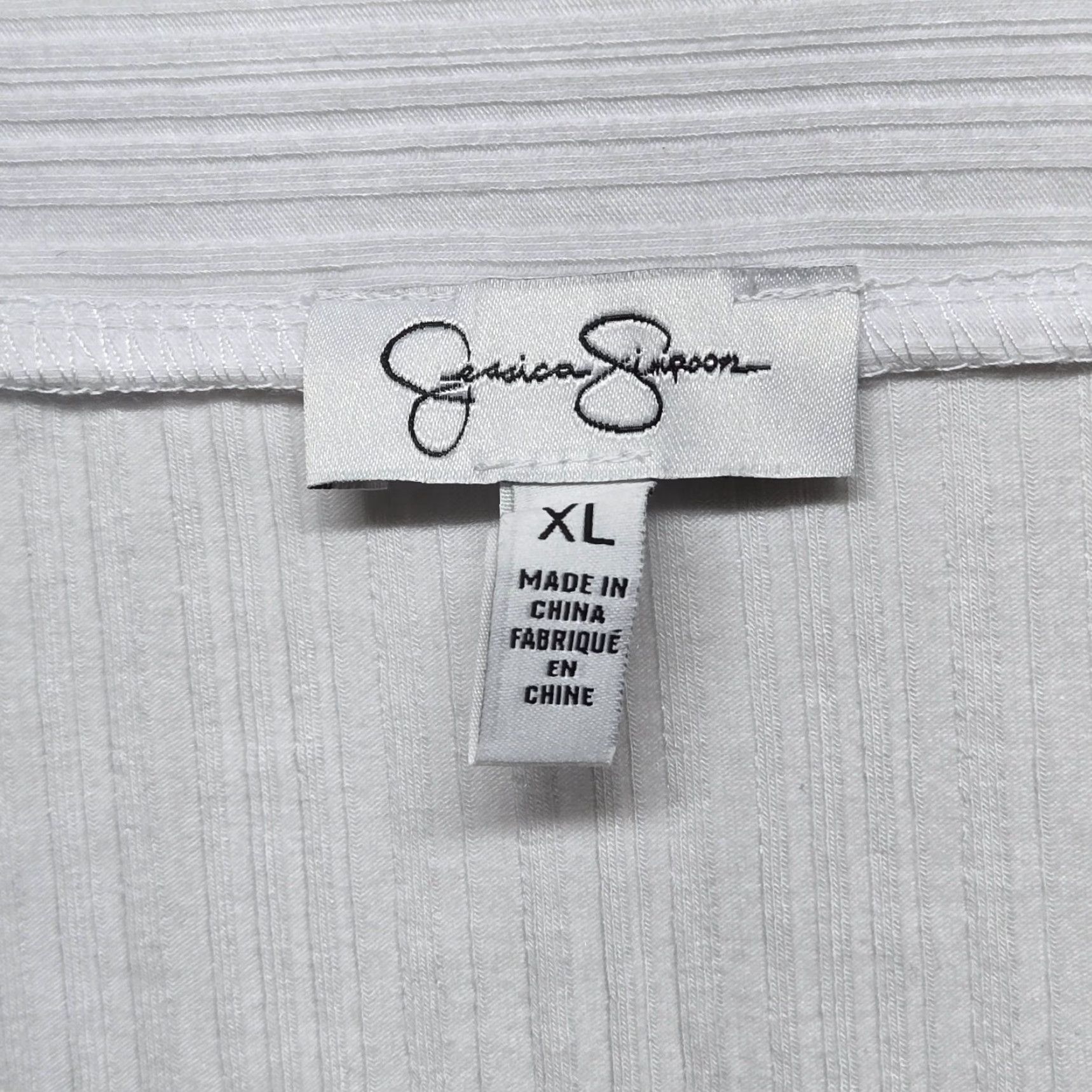 Jessica Simpson Jessica Simpson Shirt Adult XL White Sweetheart Neckline Womens Size XL / US 12-14 / IT 48-50 - 3 Thumbnail