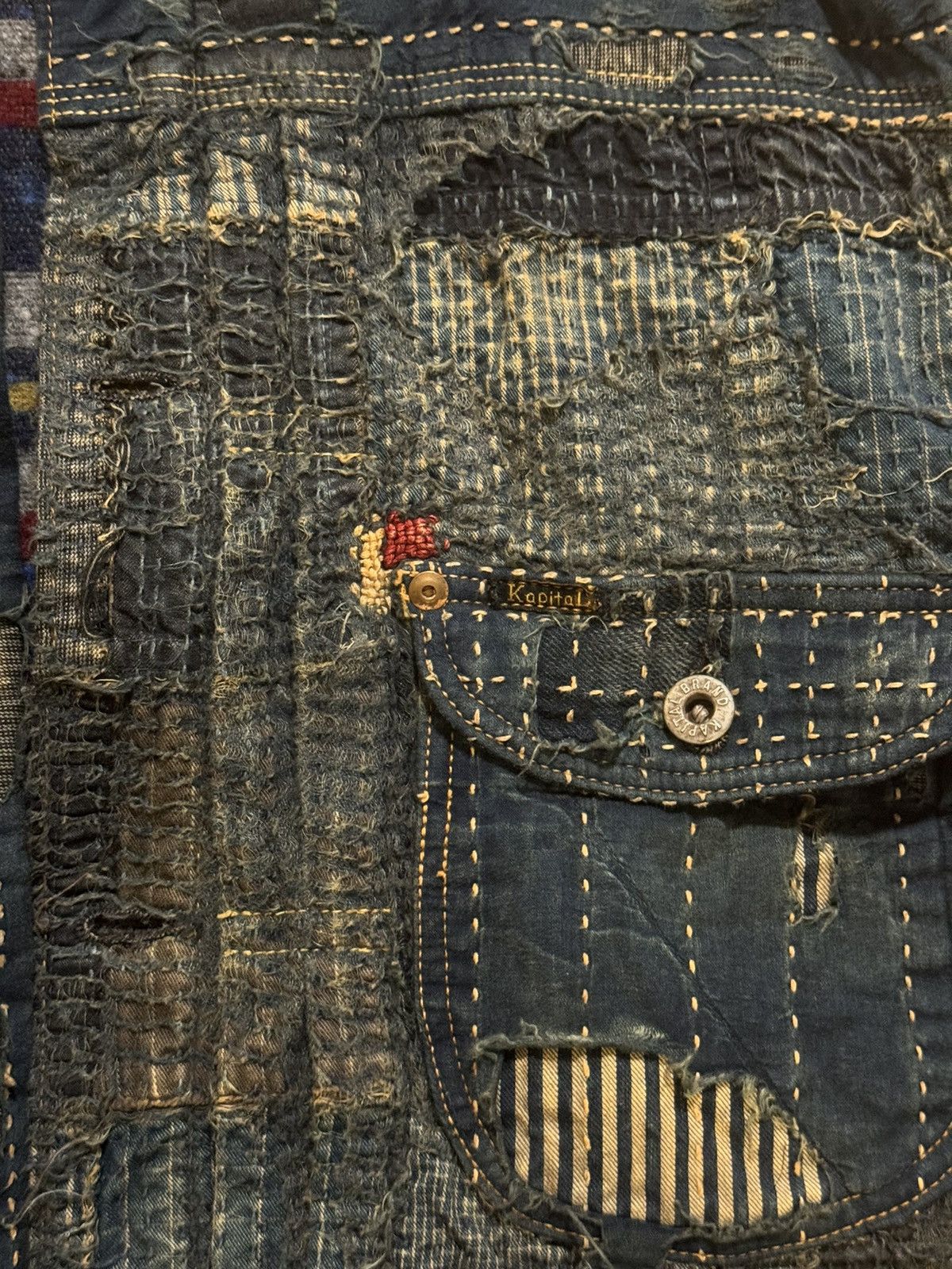Kapital × Kapital Kountry Kapital Kountry Boro 1st Jacket denim wool lining 1 version Size US XL / EU 56 / 4 - 14 Thumbnail