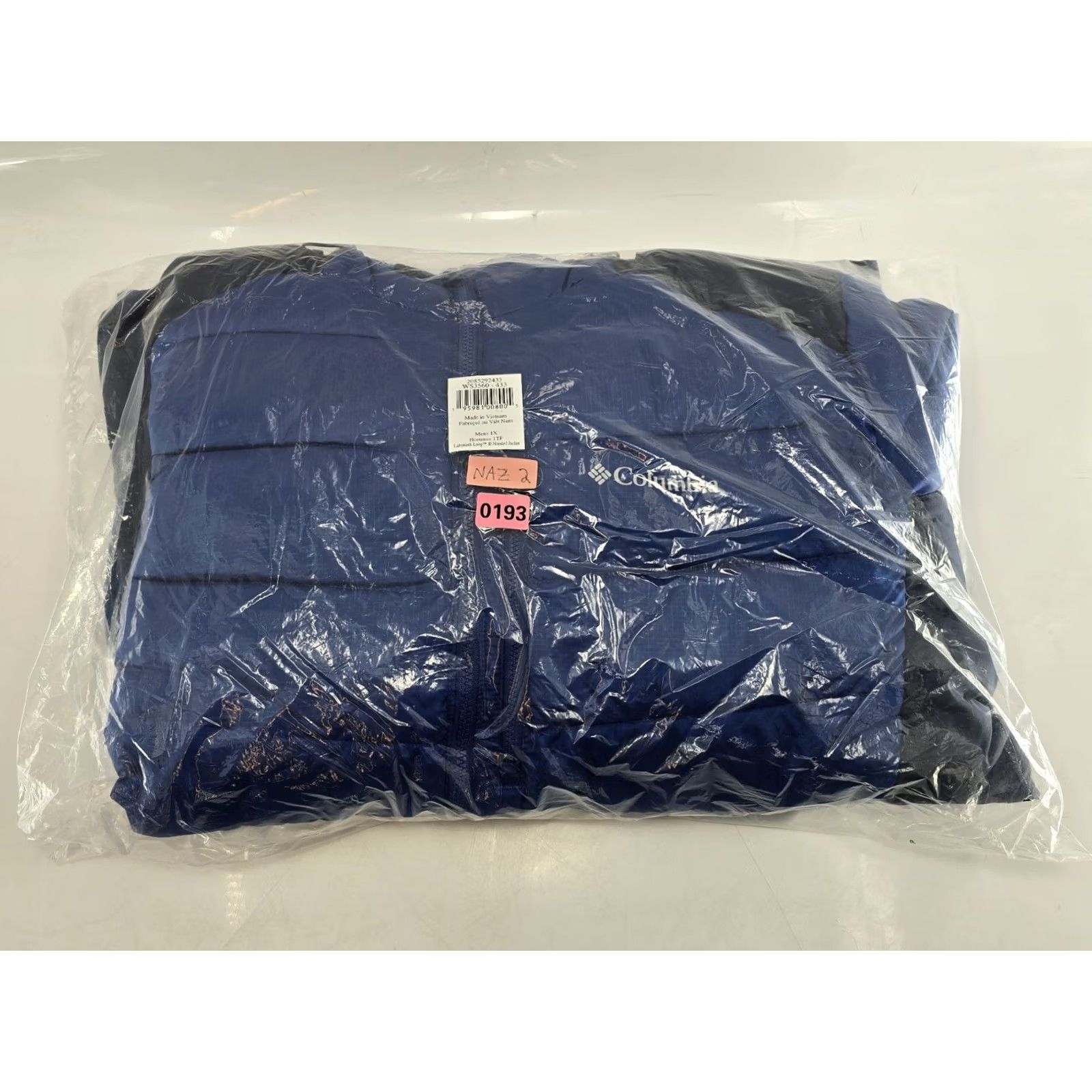 Vintage Columbia Hooded Jacket - Labyrinth Loop II - Blue/Navy - 1X - Men Size US XL / EU 56 / 4 - 2 Thumbnail