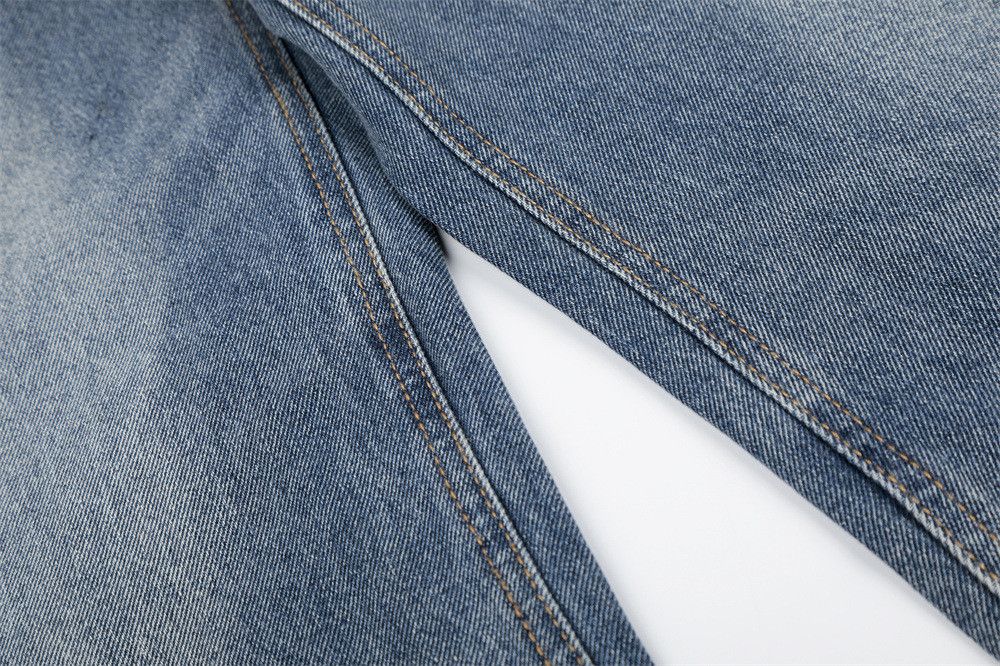 Vintage Retro Punk Washed & Distressed Loose-Fit "Scimitar" Jeans Size US 32 / EU 48 - 4 Thumbnail
