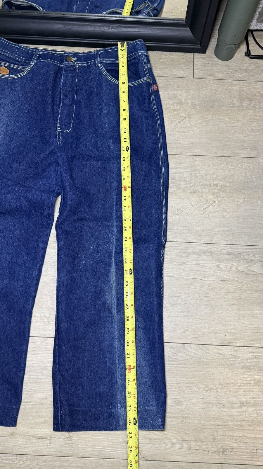 Miss Me Y2K 2000s JeanJer-Jeans Straight Legged Baggy Denim Jeans Size 33" - 9 Thumbnail