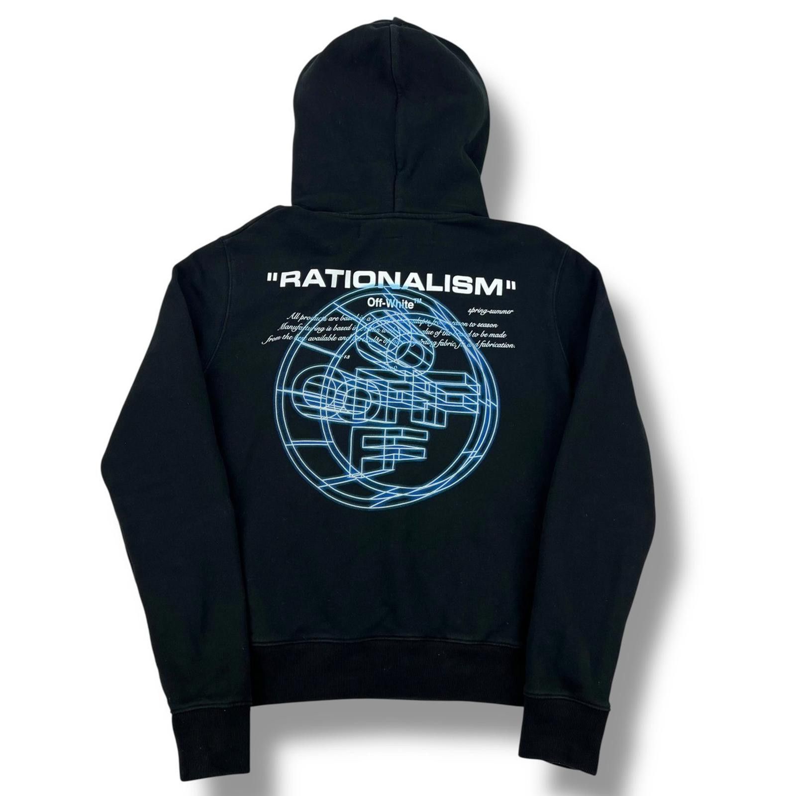 Off-White Off-White Rationalism Black Hoodie Size US S / EU 44-46 / 1 - 3 Thumbnail