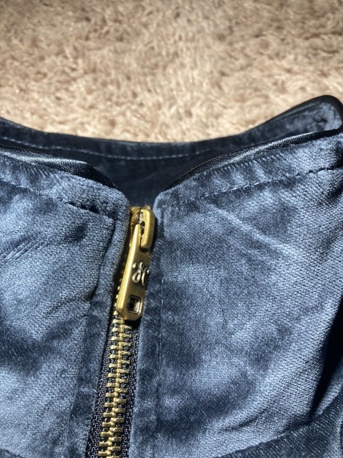 Willy Chavarria New AW25 Willy Chavarria Ruff Rider Track Velvet Jacket 2025 Size US M / EU 48-50 / 2 - 4 Thumbnail