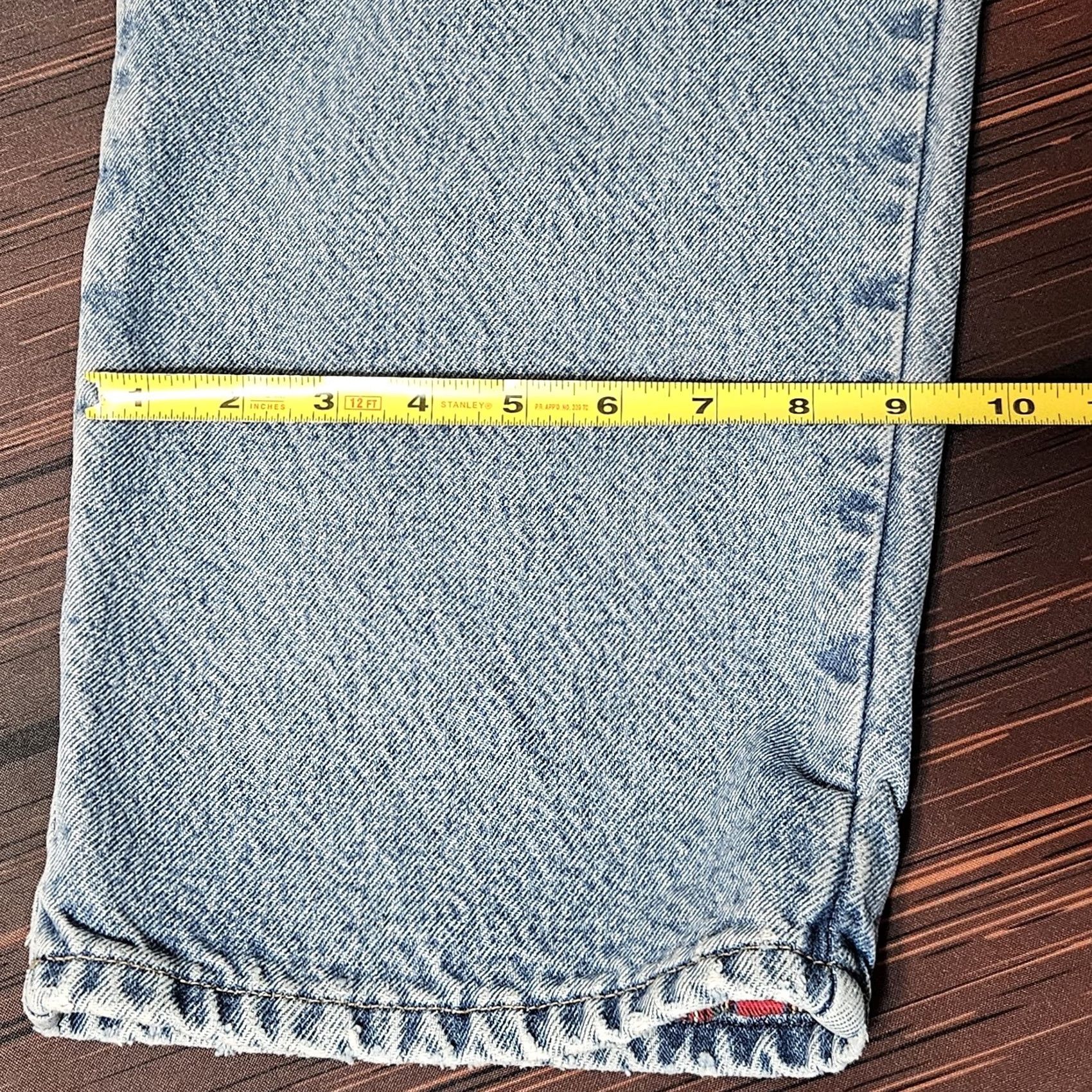 Vintage LL Bean Womens Jeans Denim 36x28 Flannel Lined Size 20 Blue Regular Inseam 28 Womens Jeans Size 42" / US 20 - 5 Thumbnail