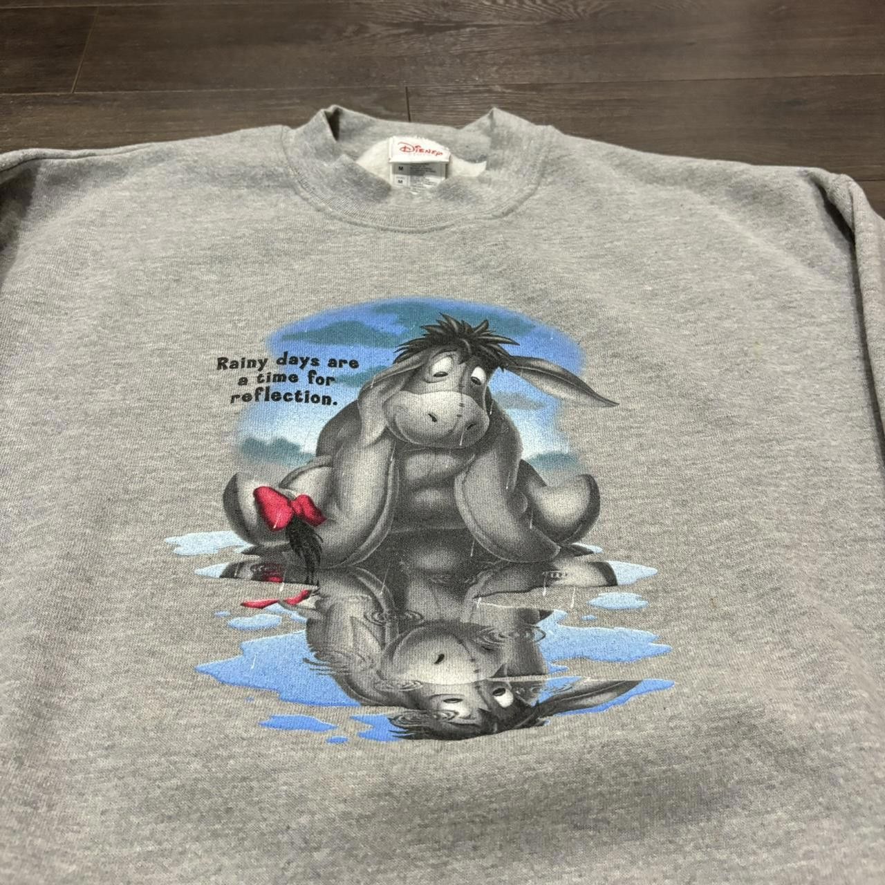 Disney Vintage Eeyore Rainy Days Crewneck Sweatshirt 00s M Size US M / EU 48-50 / 2 - 1 Thumbnail