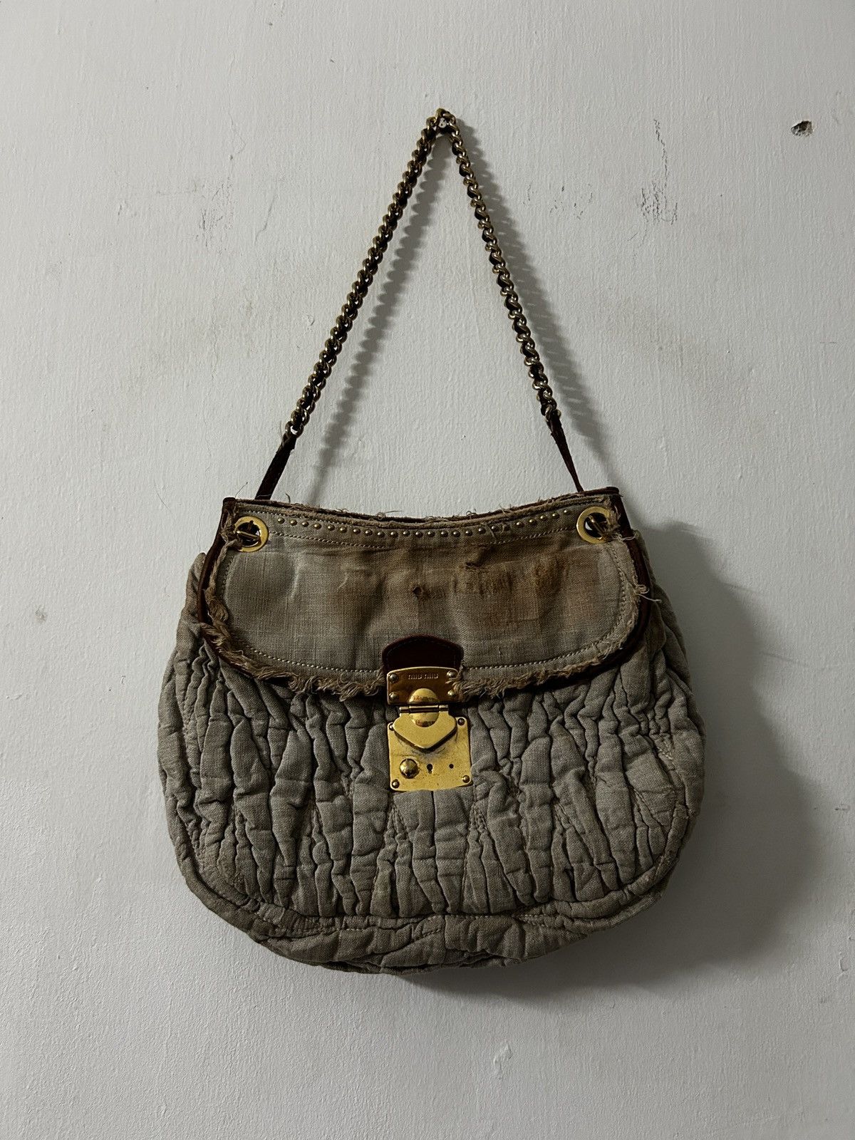 Miu Miu vintage Miu Miu Matelassé handbag Size ONE SIZE - 1 Thumbnail