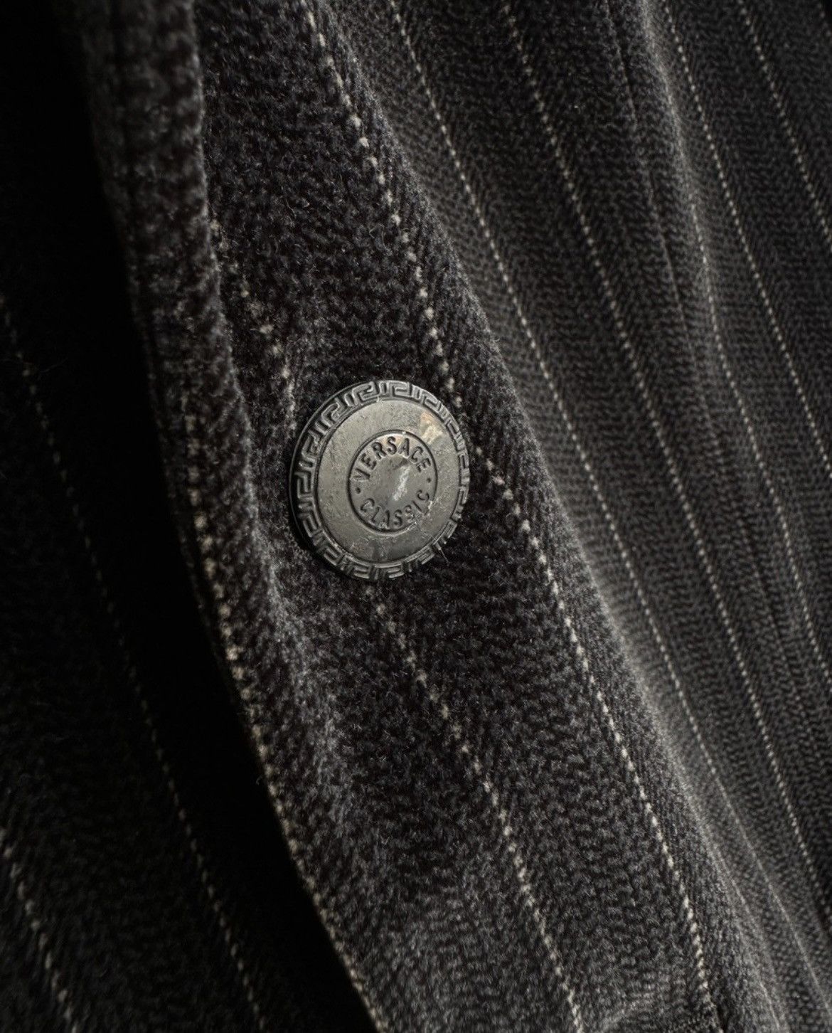 Versace Vintage Versace V2 Velour Mens Jacket Sz M Size US M / EU 48-50 / 2 - 2 Thumbnail