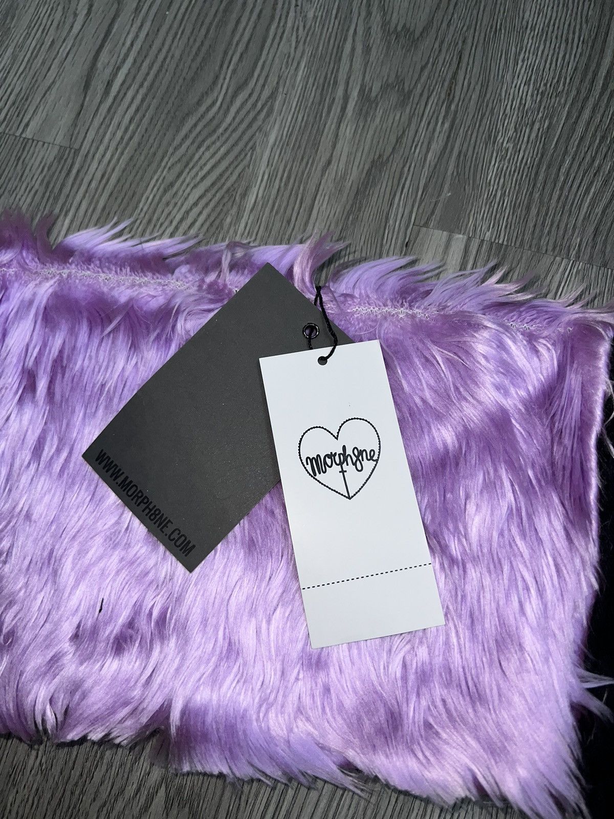 Japanese Brand Morph8ne purple fur tube top 🔮➕ Size ONE SIZE - 5 Thumbnail