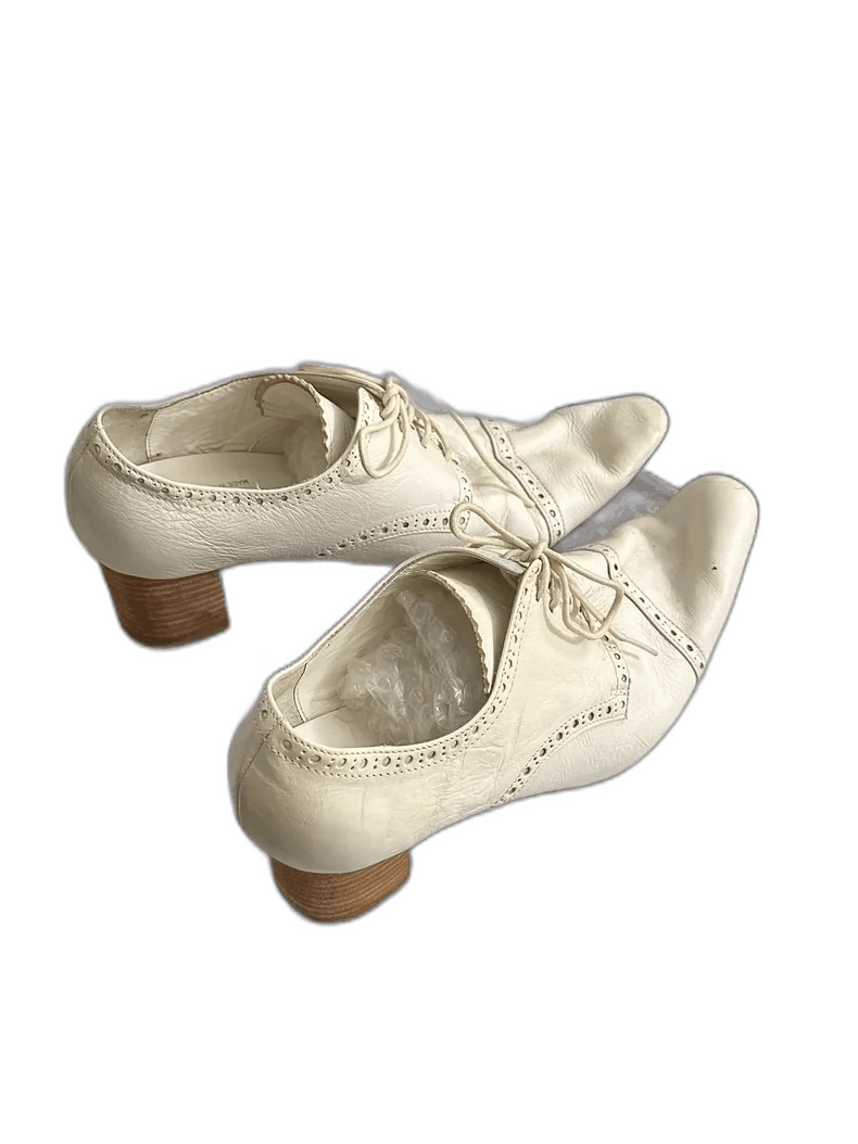 Junya Watanabe Junya Watanabe White Heeled Shoes Size US 7 / IT 37 - 1 Thumbnail
