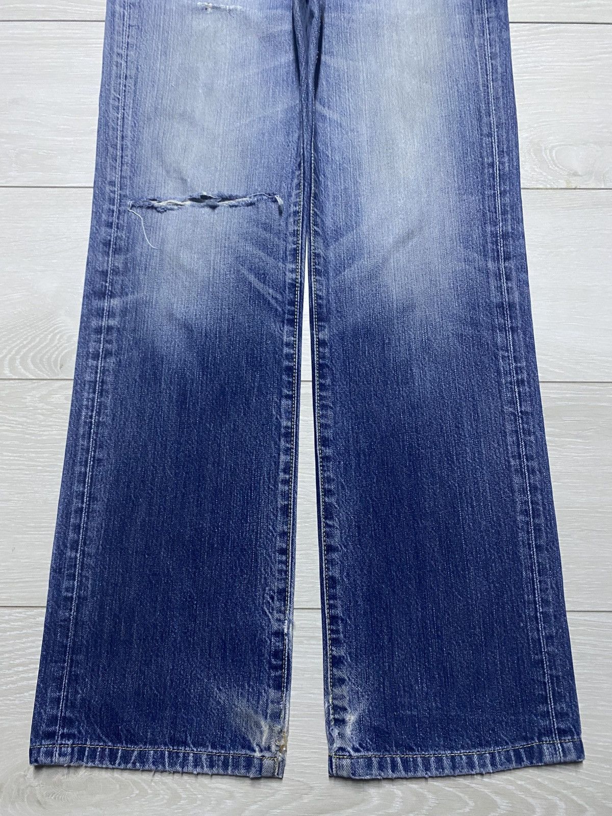 Uniqlo Vintage Japanese Uniqlo UJ S002 Faded Straight Jeans Size US 29 - 5 Thumbnail