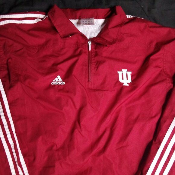 Adidas Vintage Adidas Indiana Hoosiers Windbreaker Jacket Size US XXL / EU 58 / 5 - 1 Thumbnail