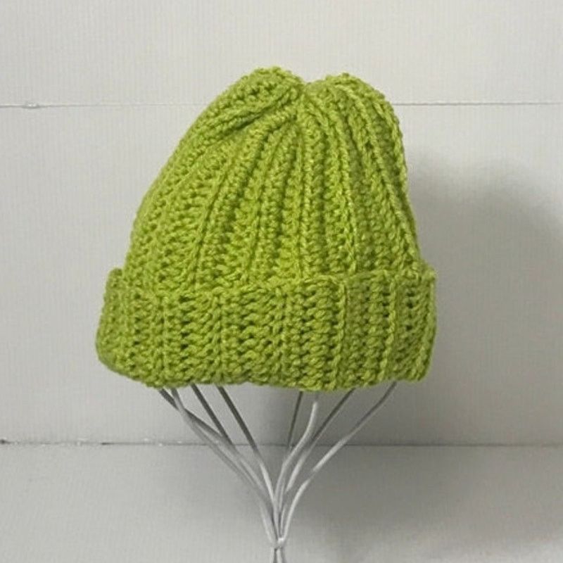 Handmade NWT Handmade Crocheted Textured Beanie & Scarf 51” Size ONE SIZE - 3 Thumbnail