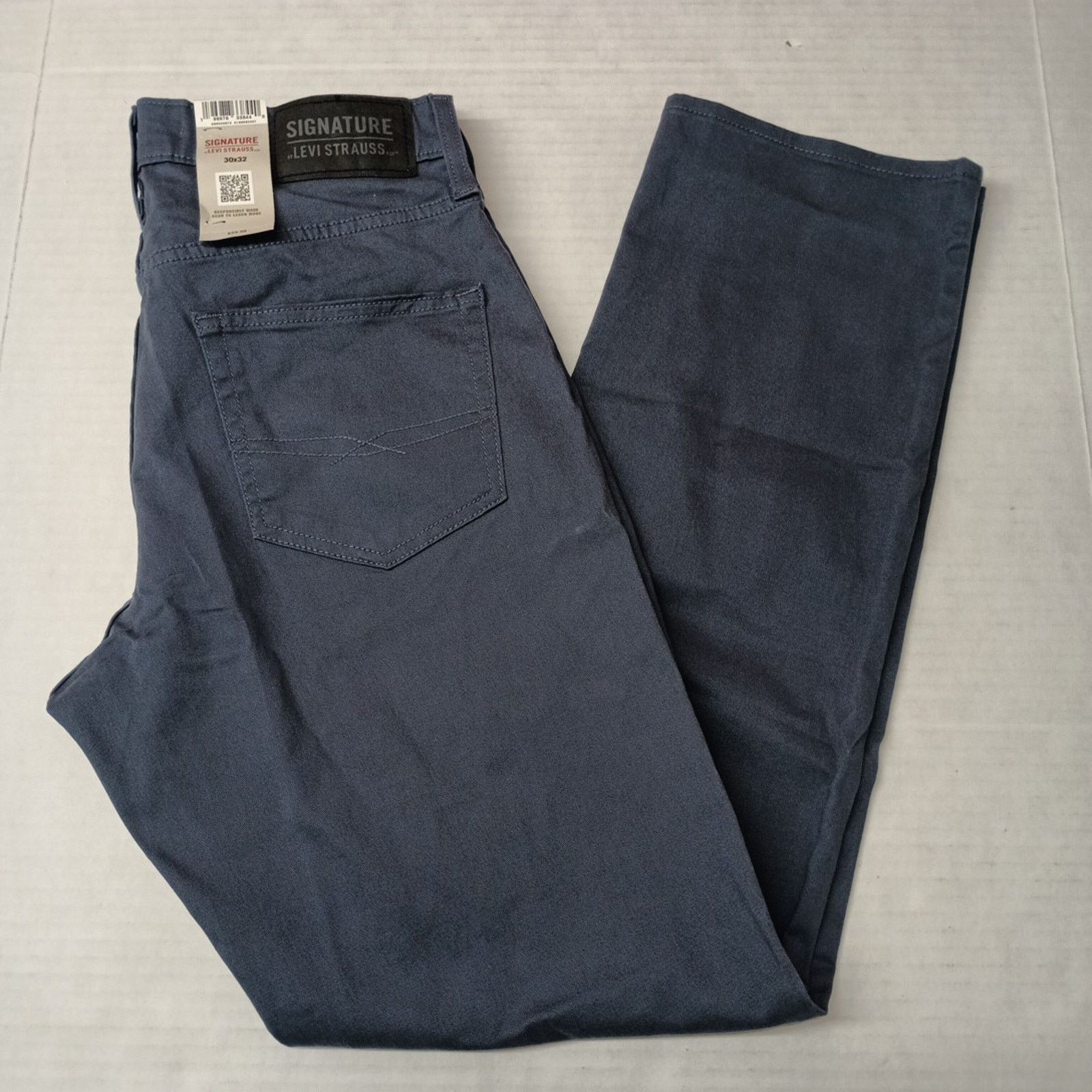 Levi's Signature By Levi Strauss Chino Pants Men's Size 30x32 Blue Size US 30 / EU 46 - 1 Thumbnail