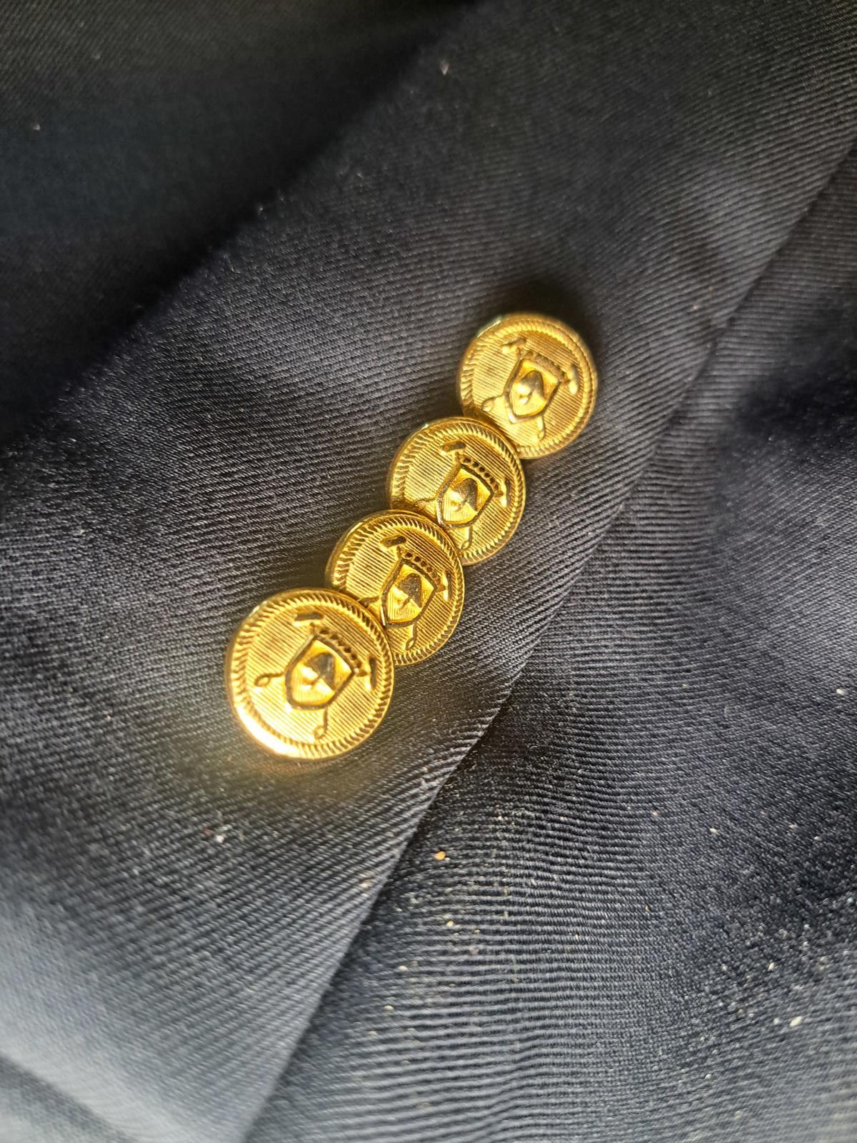 Polo Ralph Lauren Ralph Lauren Blazer Mens 48R Navy Blue Gold Buttons Wool Size 48R - 4 Thumbnail