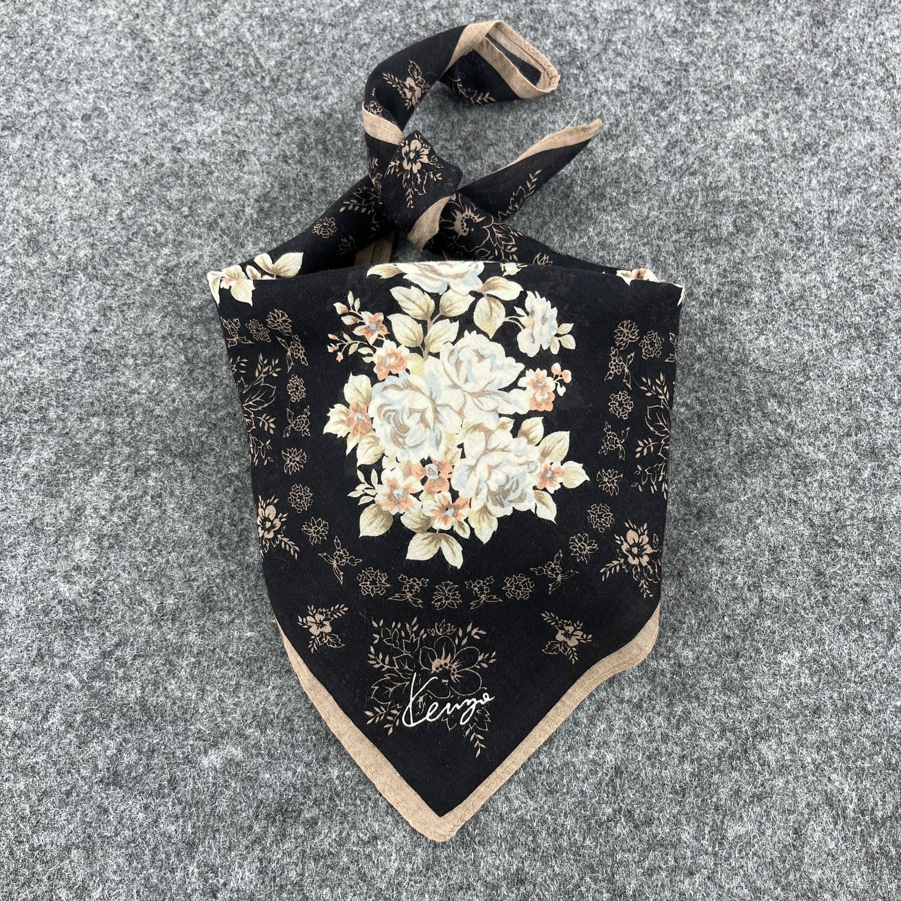 Kenzo × Vintage Kenzo Handkerchief / Bandana / Neckerchief B470 Size ONE SIZE - 2 Thumbnail