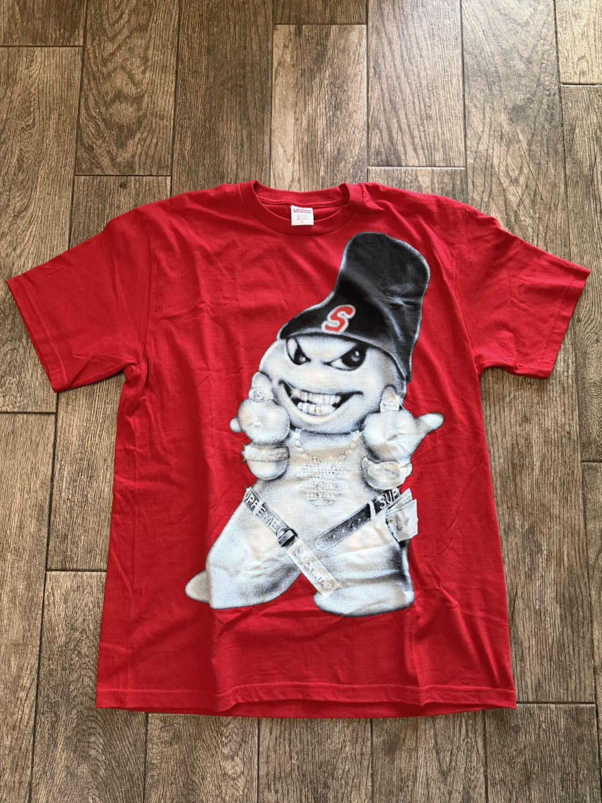 Number (N)ine × Supreme Supreme Number Nine Manson Tee RED Size