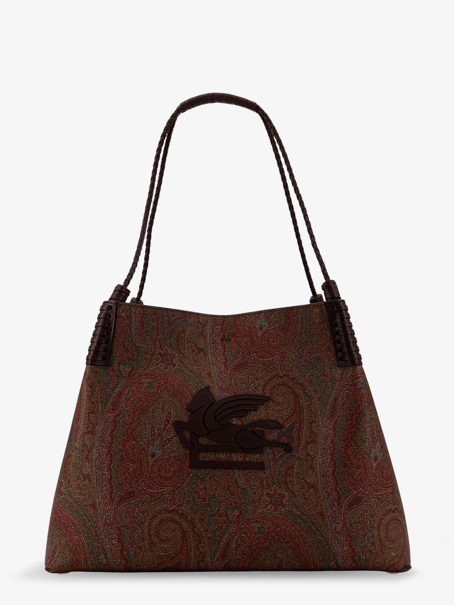 Etro Coated Canvas Shoulder Bag With Paisley Jacquard Pattern Size ONE SIZE - 1 Thumbnail