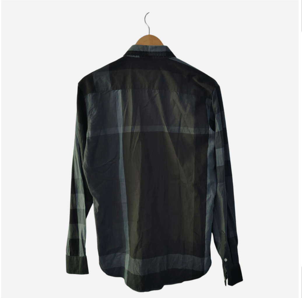 Burberry Burberry Navy Monogram Button Up Size US M / EU 48-50 / 2 - 2 Thumbnail