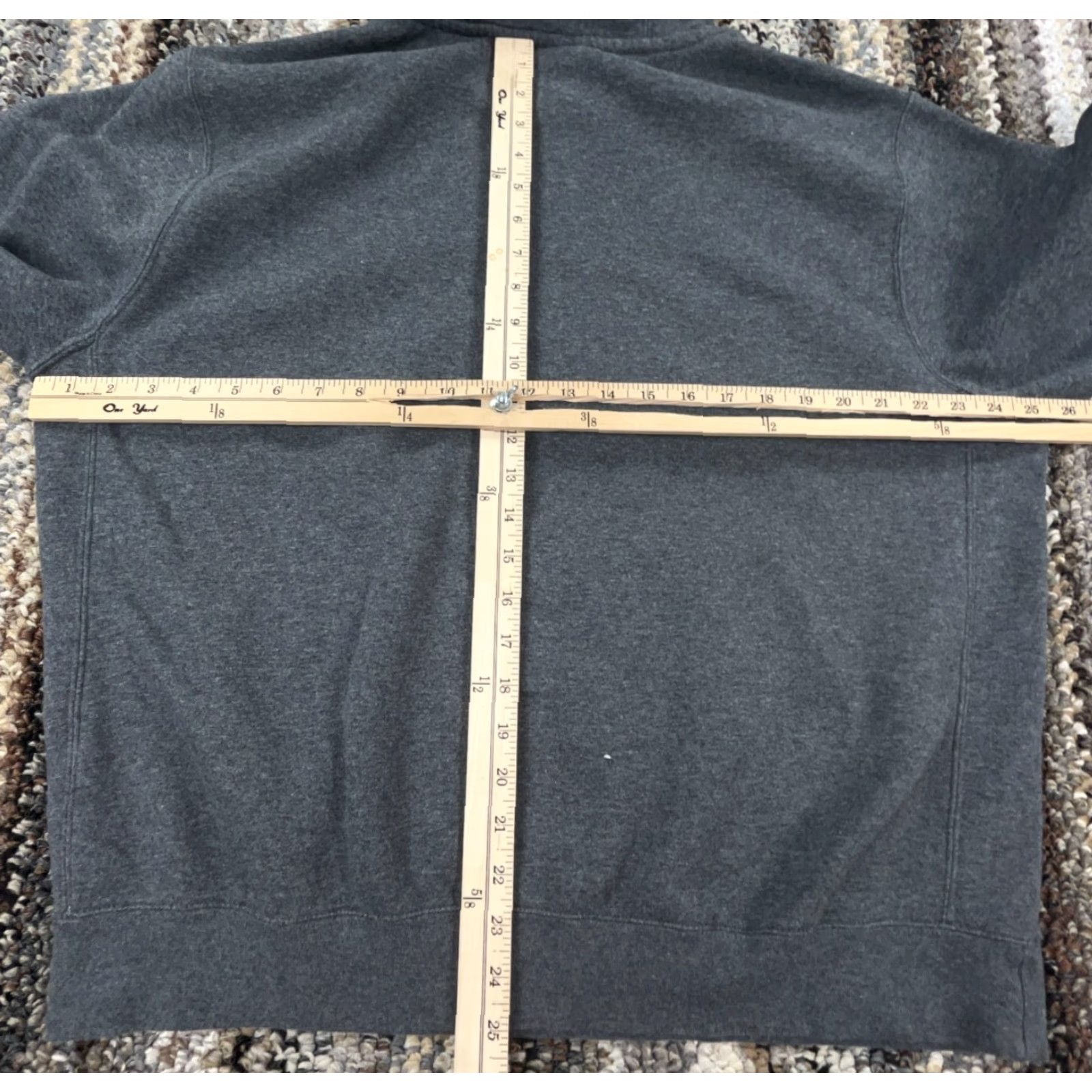 Nike Nike Hoodie Men Large Gray White Pullover Sweatshirt with Swoosh Logo Retro 90s Classic Grunge Style Size US L / EU 52-54 / 3 - 7 Thumbnail