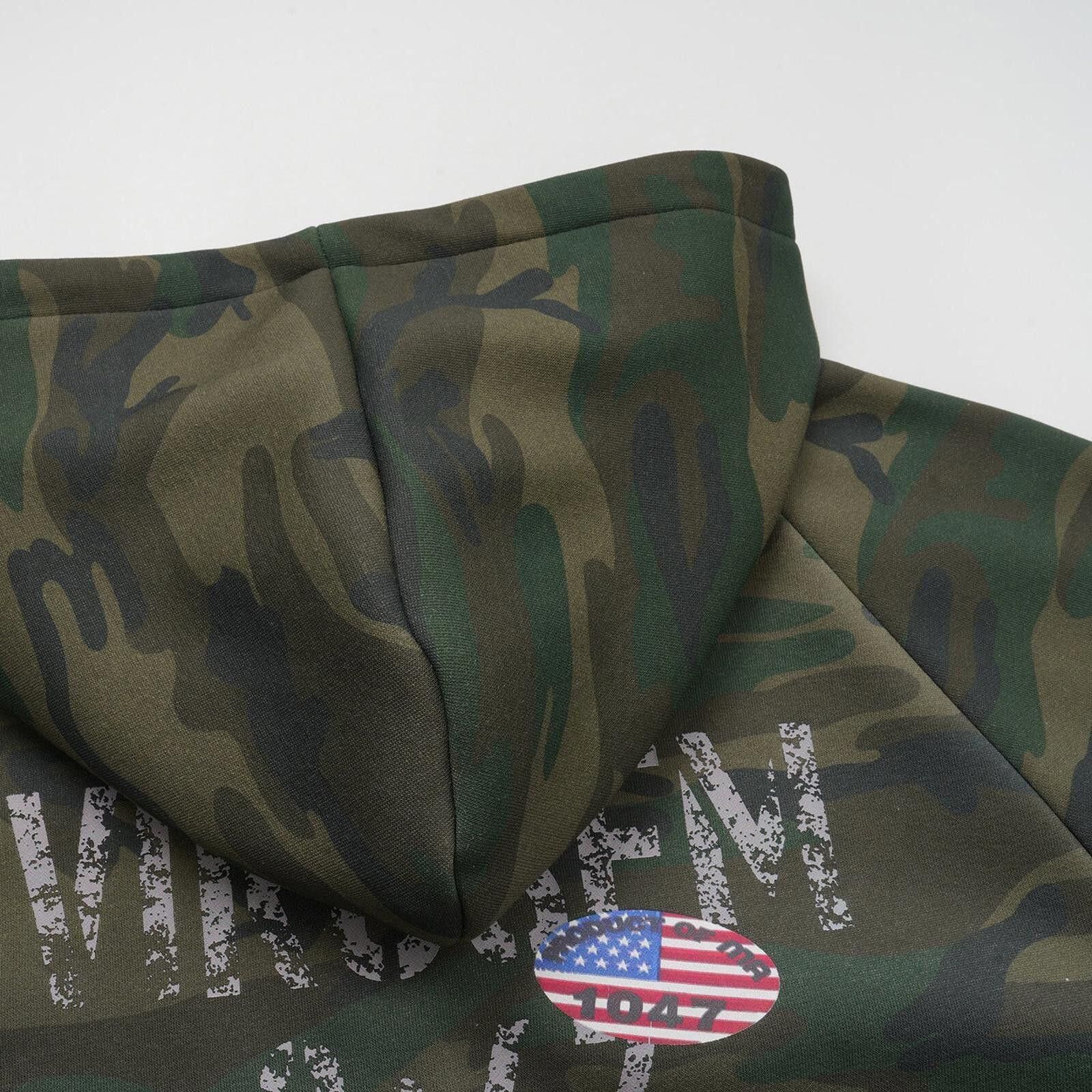 Other Camouflage Zip-Up Hoodie with Patch Details, Casual Fit Size US M / EU 48-50 / 2 - 4 Thumbnail