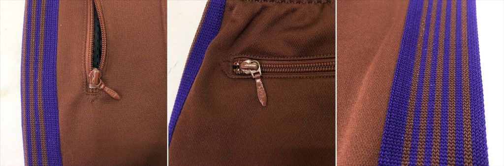 Needles Sweat Pants Narrow Track Poly Smooth Brown Size US 31 - 4 Thumbnail