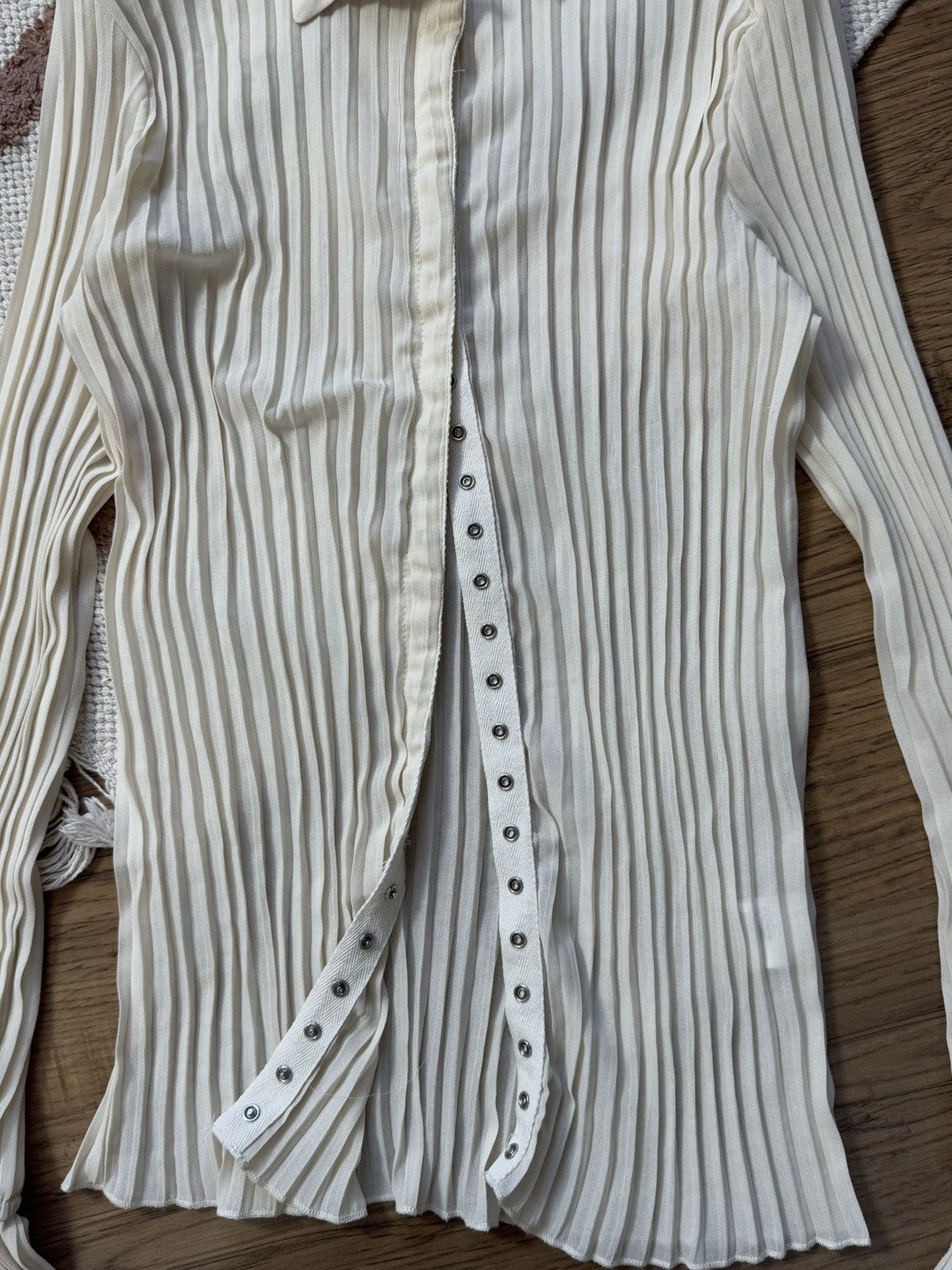 Japanese Brand ISSEY MIYAKE STYLE QUILTED BLOUSES Size M / US 6-8 / IT 42-44 - 2 Thumbnail