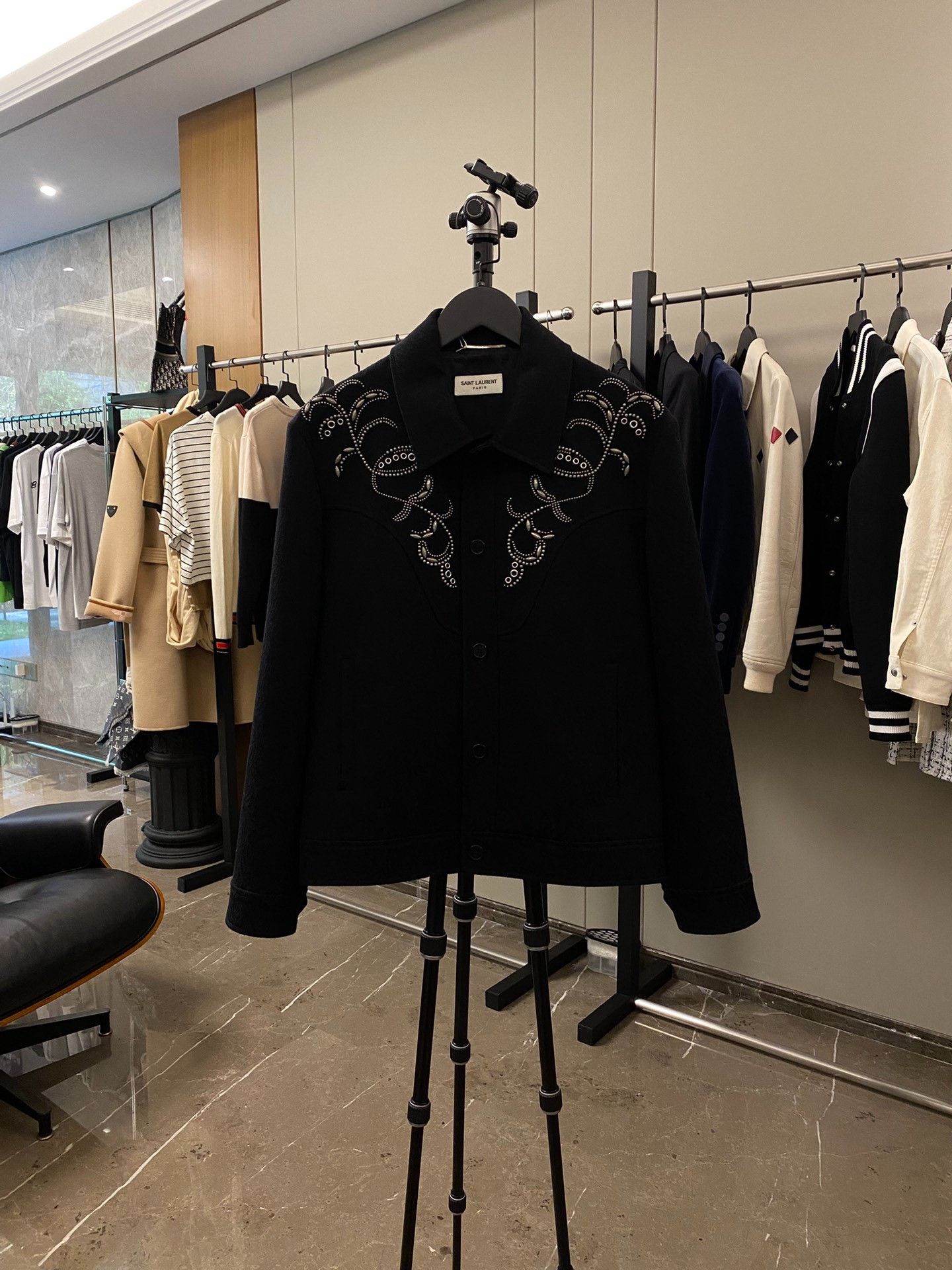 Saint Laurent Paris Saint Laurent Paris Jacket S Women Size S / US 4 / IT 40 - 1 Thumbnail