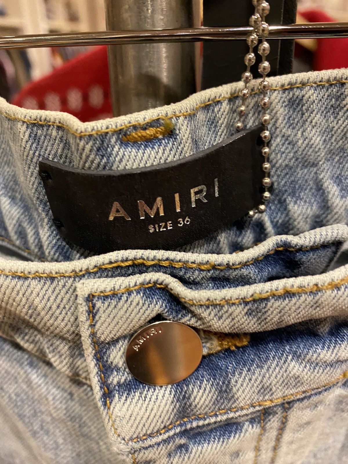 Amiri Amiri Straight Fit Splatter Jean 36 Size US 36 / EU 52 - 4 Thumbnail