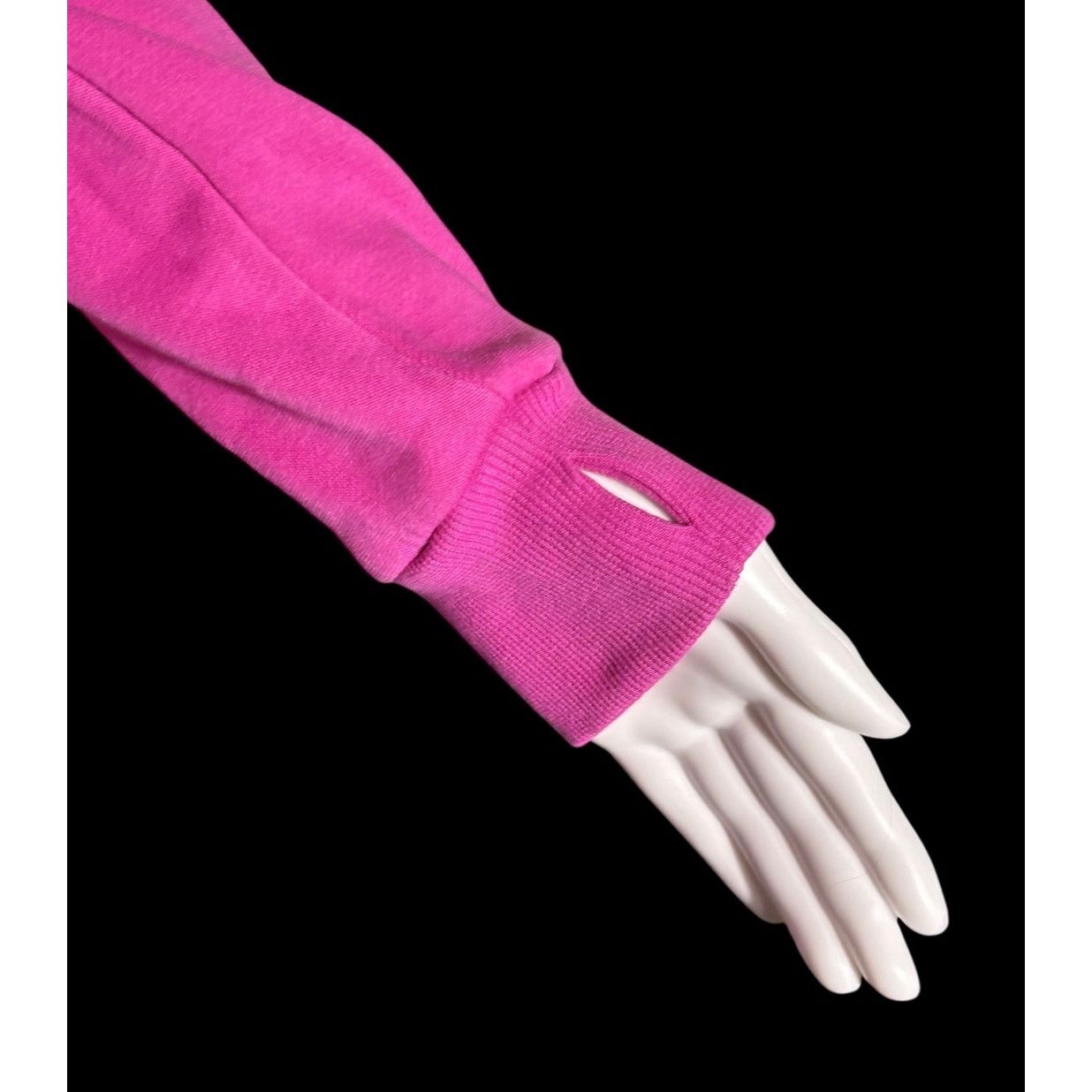 Epic Threads Epic Threads Pink Cotton Hoodie Pullover Sweater Thumbholes Size L / US 10 / IT 46 - 10 Thumbnail