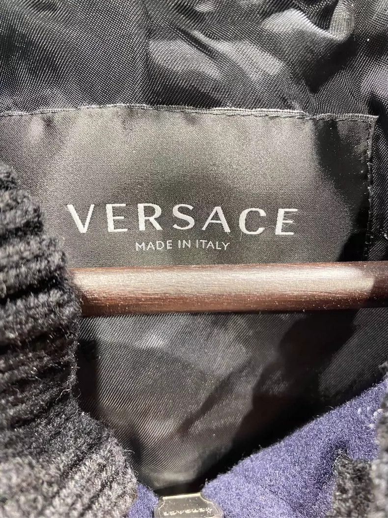 Versace Versace Wool nylon jacket coat Size L / US 10 / IT 46 - 3 Thumbnail