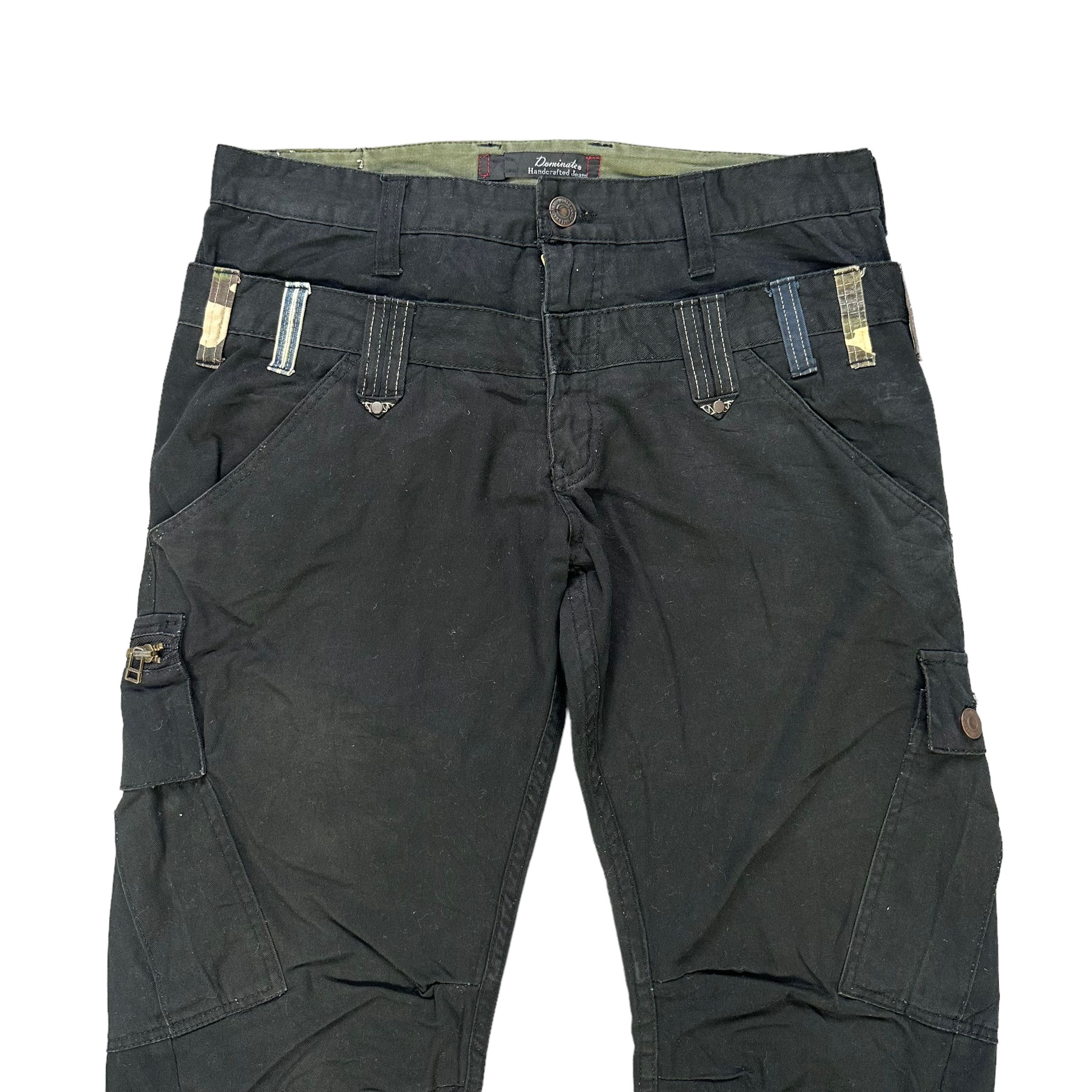 Japanese Brand DOMINATE DOUBLE WAIST CARGO PANT #8093-201 Size US 32 / EU 48 - 2 Thumbnail